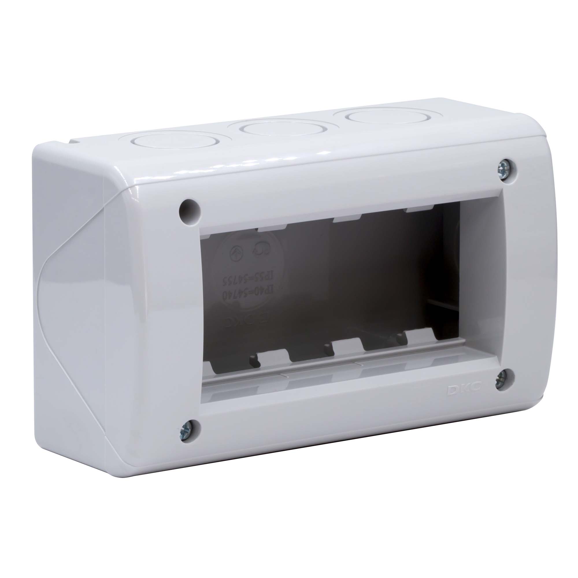 Модульная настен. коробка для эл/устан. изделий ЭУИ Вива (Viva),IP40,4мод.