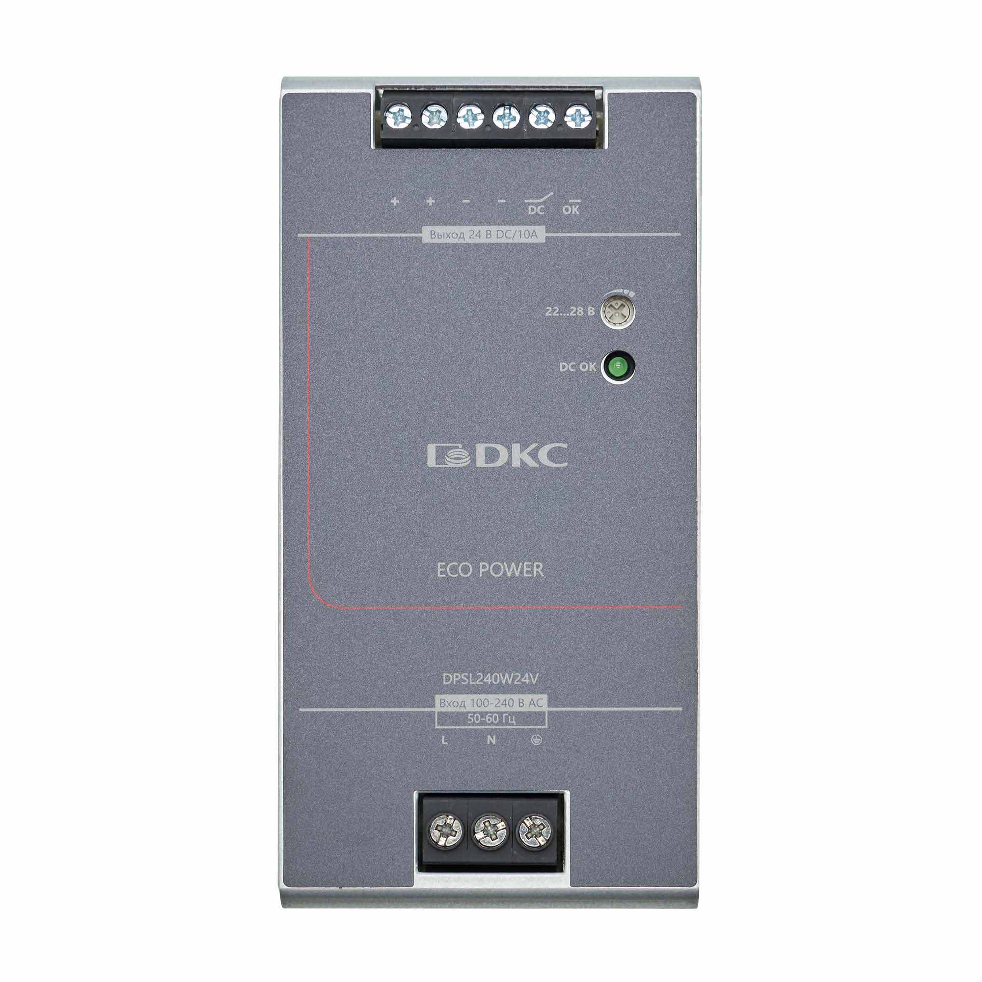 Источник питания Эко Пауэр (Eco Power), однофазный, 240Вт, 10А, 24В