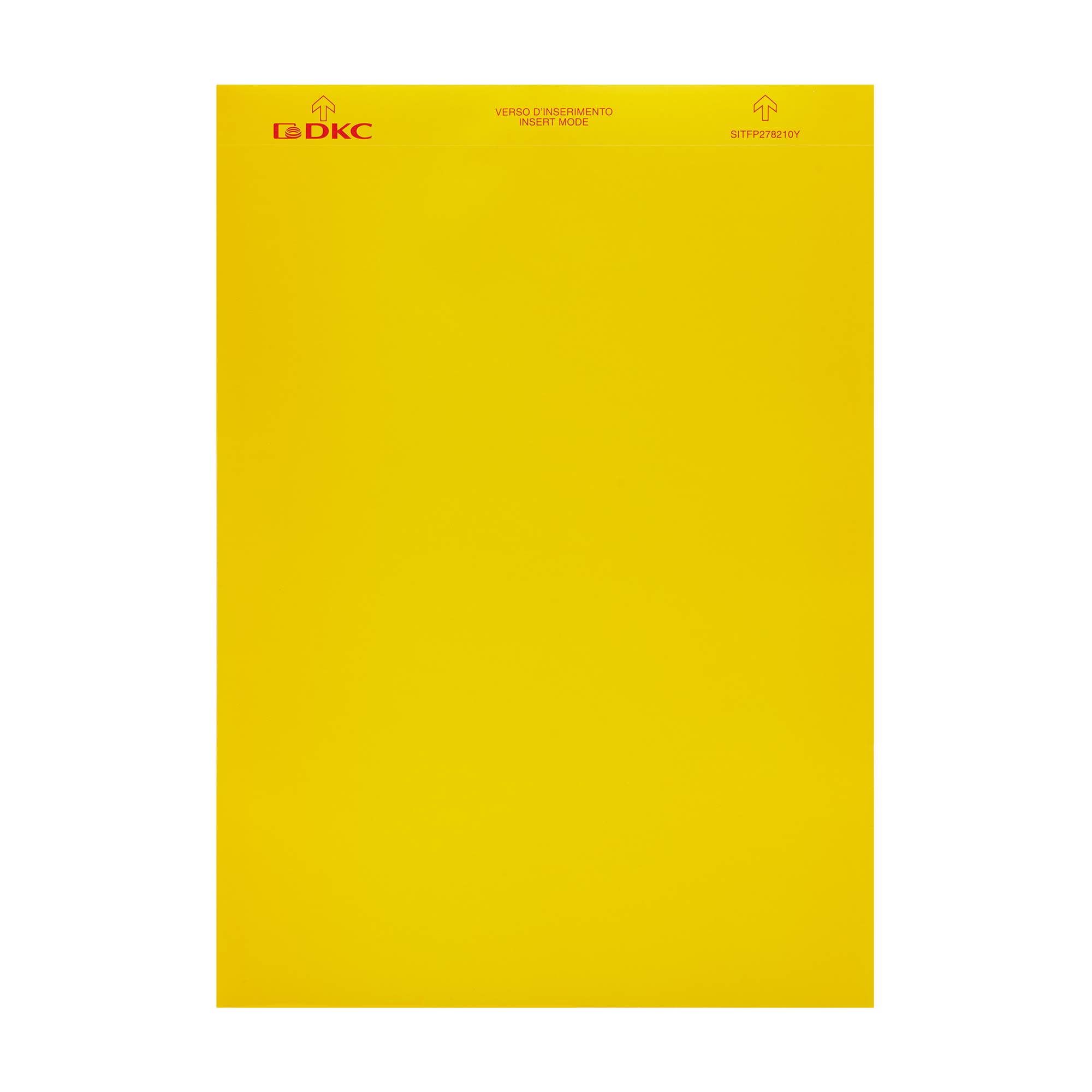 Laser labels, polyester 278х210mm yellow