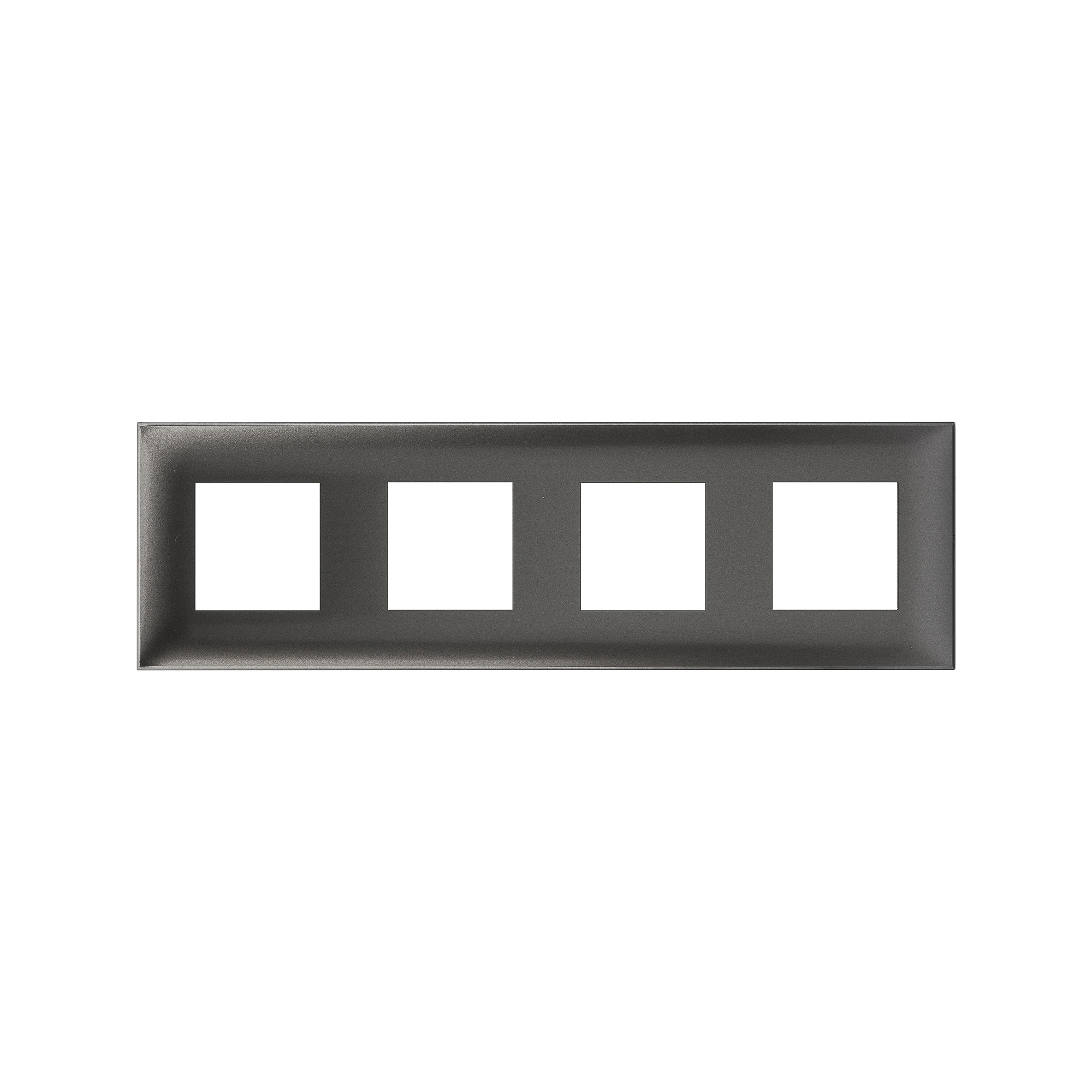 Рамка 4 поста (8 мод.), Avanti, серый жемчуг