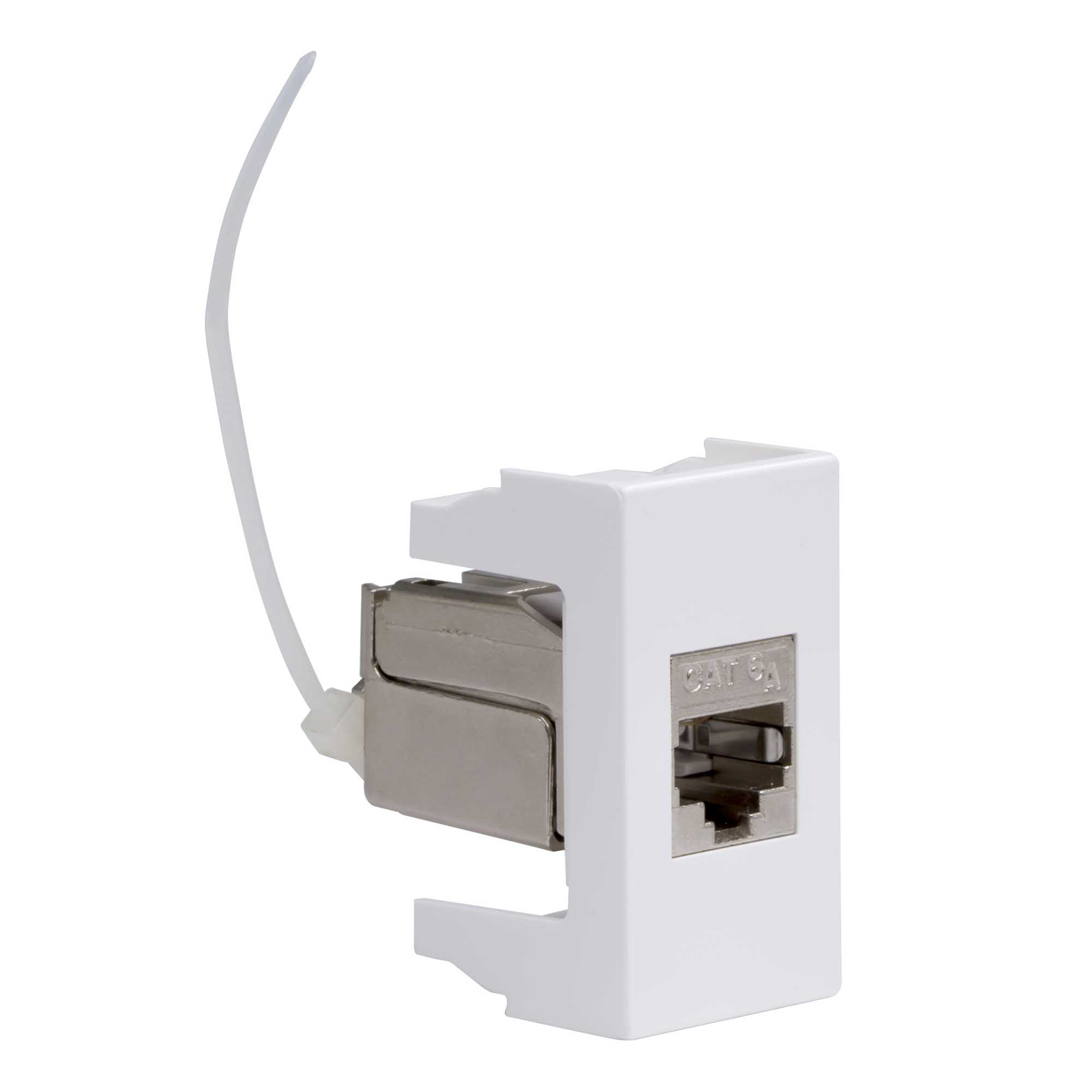 Ком.роз. RJ45 кат.6A, 8P8C, Viva, белая, 1мод ДКС|DKC: подробные ...