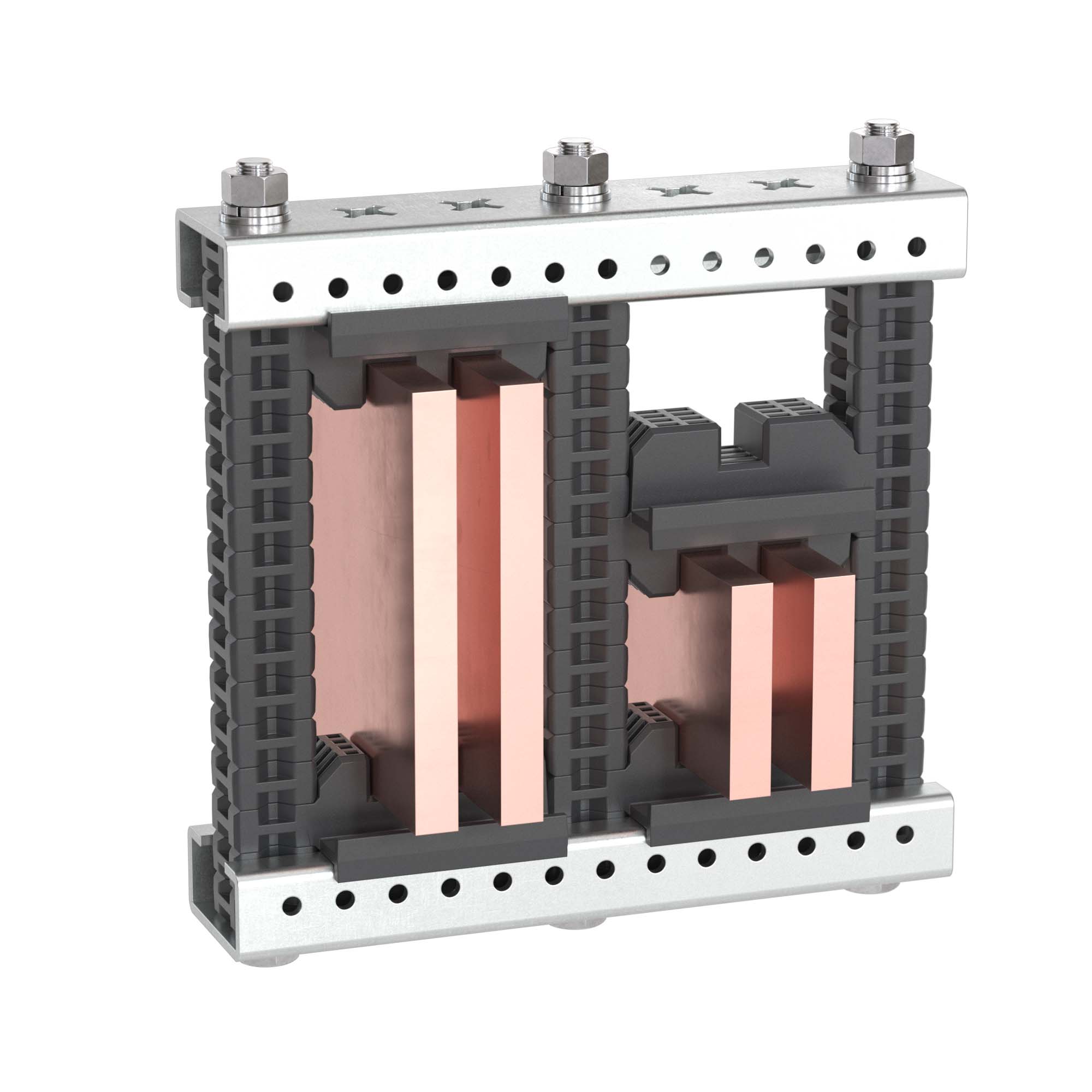 Комплект изоляторов главной шинной системы 2-3 шины на полюс, толщиной 5мм, 3Р