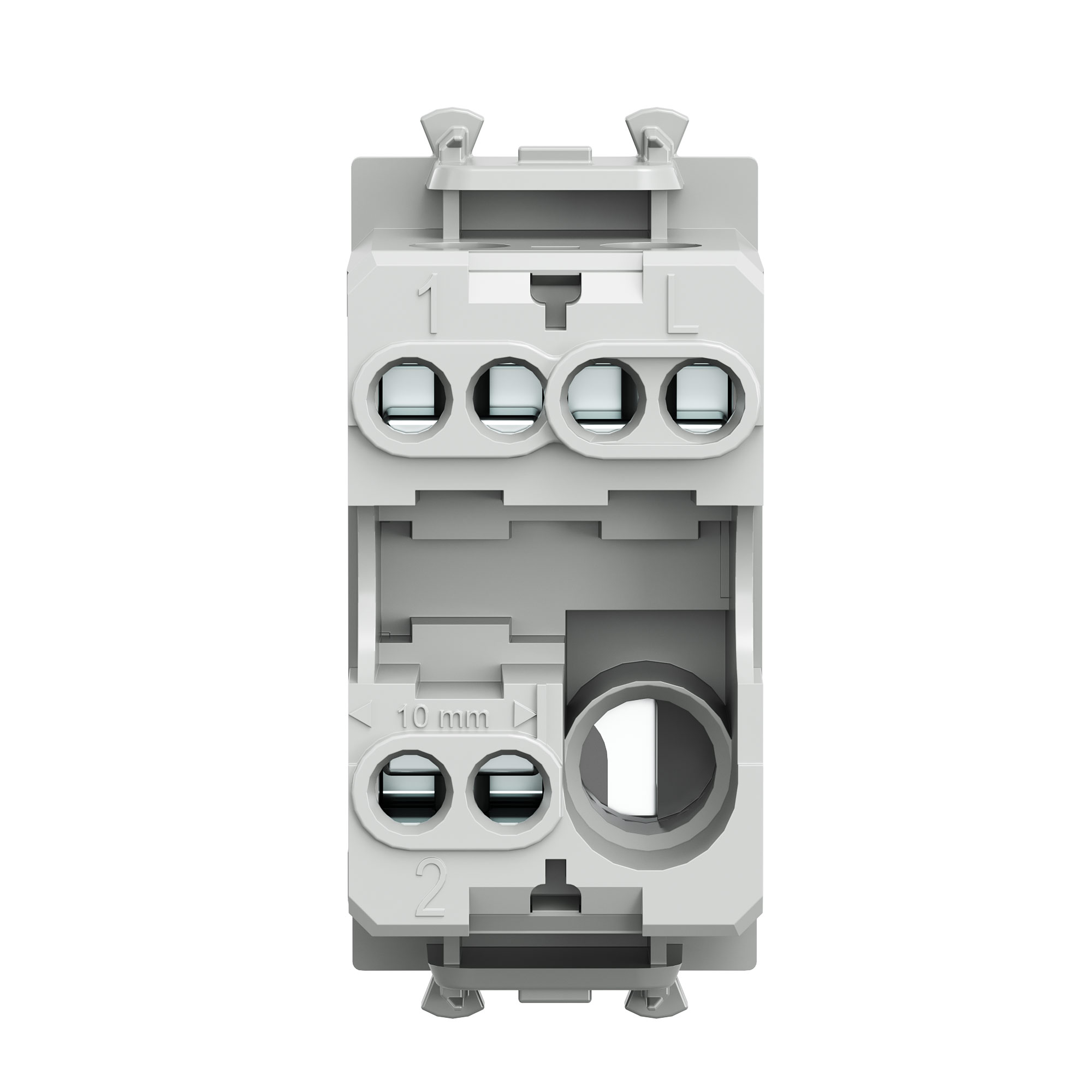 Переключатель модульный, Avanti, закаленная сталь, 1 модуль