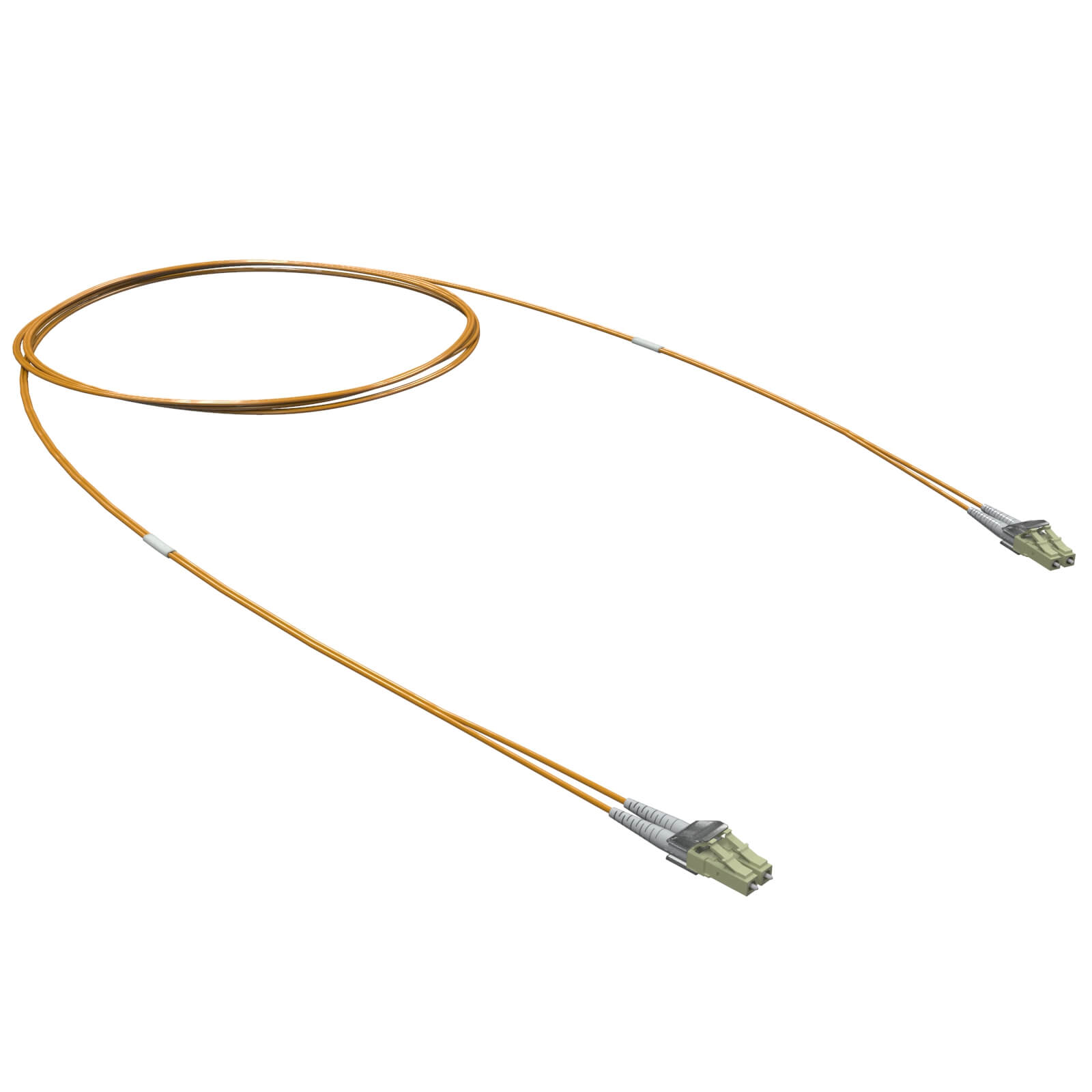 Коммутационные дуплексные шнуры с волокнами ОМ2 Оптический коммутационный шнур двухволоконный (Duplex) LC-UPC/LC-UPC, 50/125 OM2, 5 м DKC|ДКС