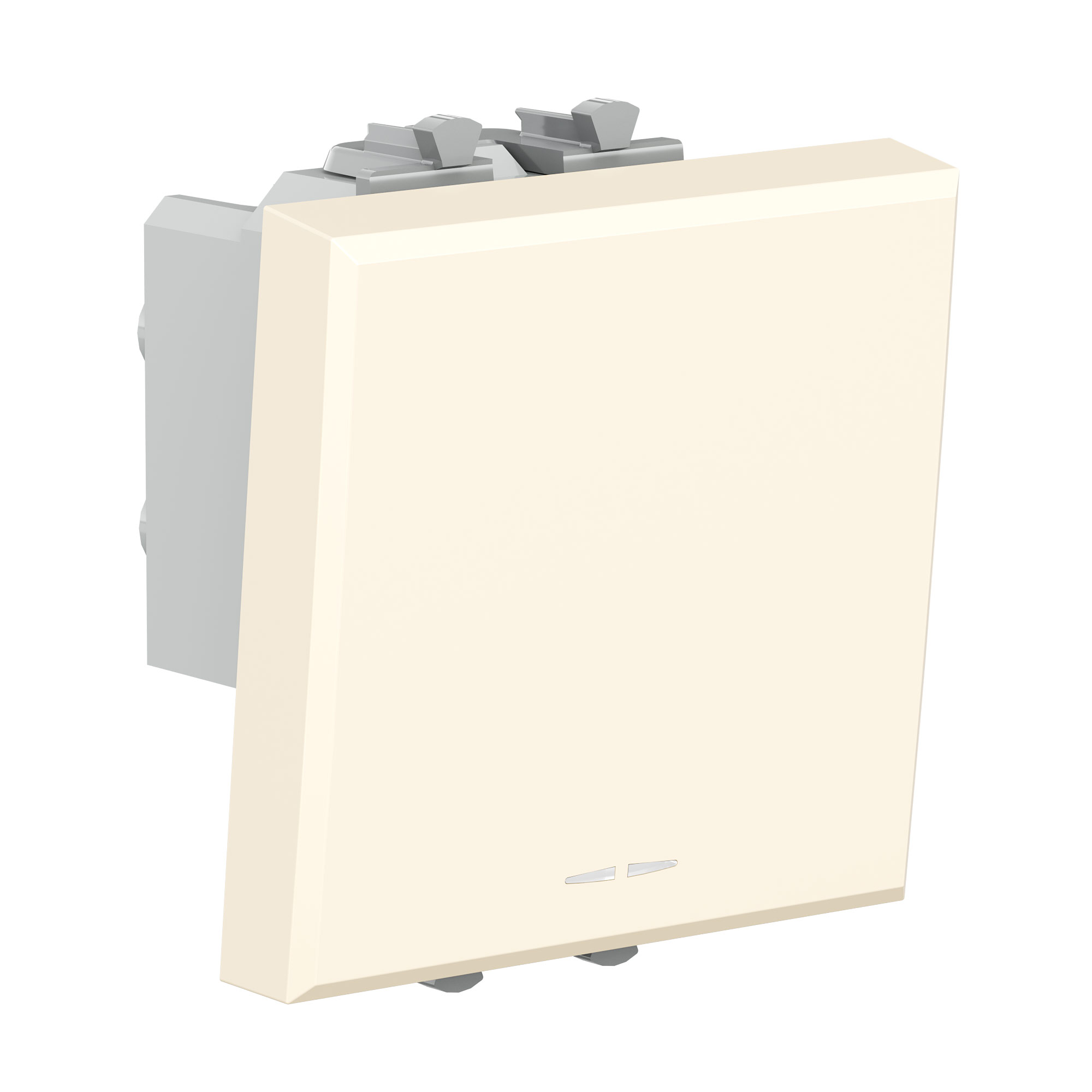 Инвертор одноклавишный модульный, Avanti, ванильная дымка, 2 модуля