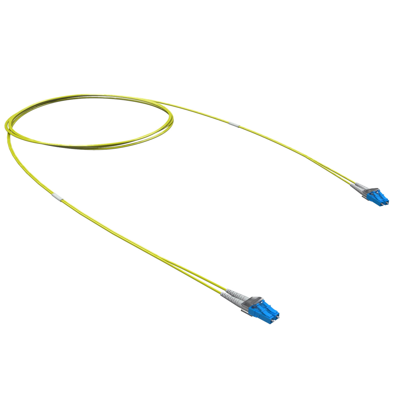 Оптический коммутационный шнур двухволоконный (Duplex) LC-UPC/LC-UPC, 9/125 OS2, 7 м