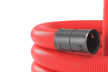 Двустенные гибкие гофрированные электротехнические трубы