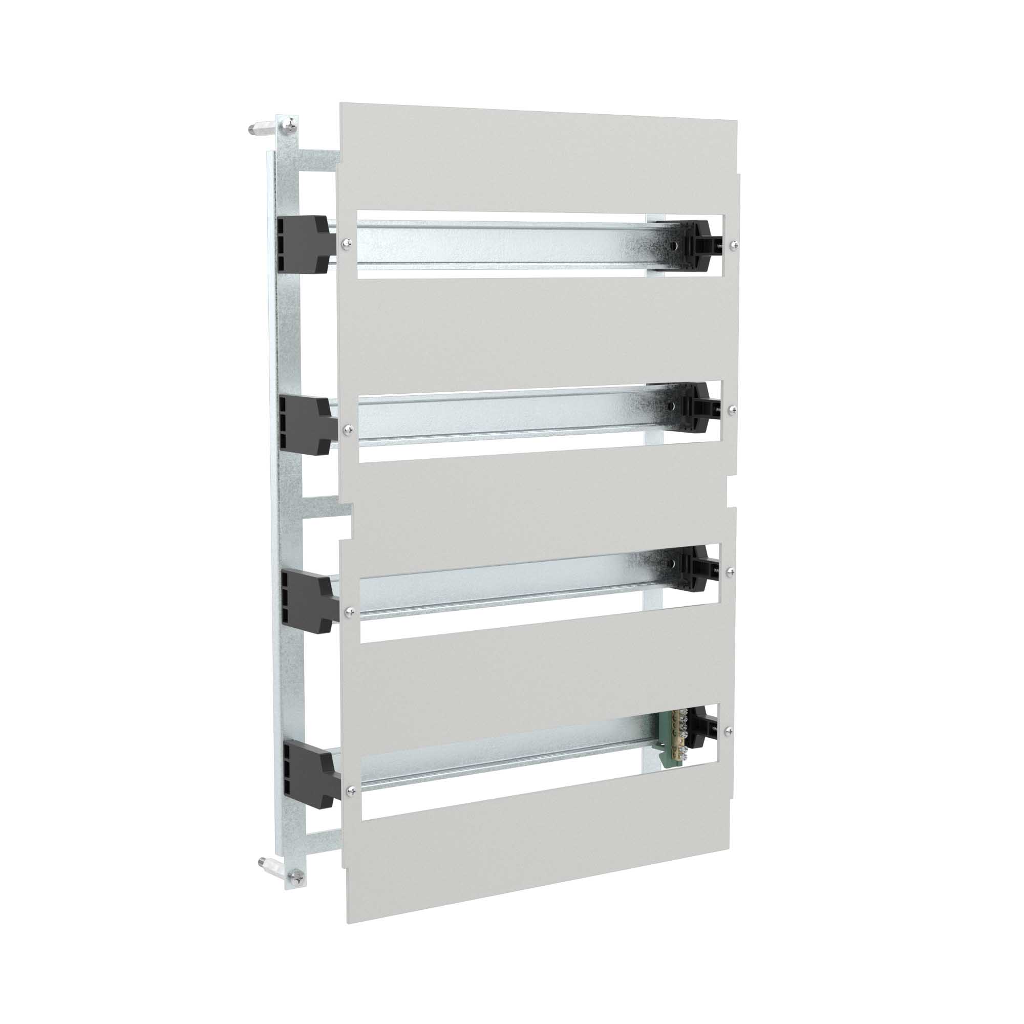 Аксессуары для шкафов цельных из фибергласа (GRP) Модульная рама для шкафа CN50649, В=600 мм, Ш=400 мм, для 72 модулей DKC|ДКС