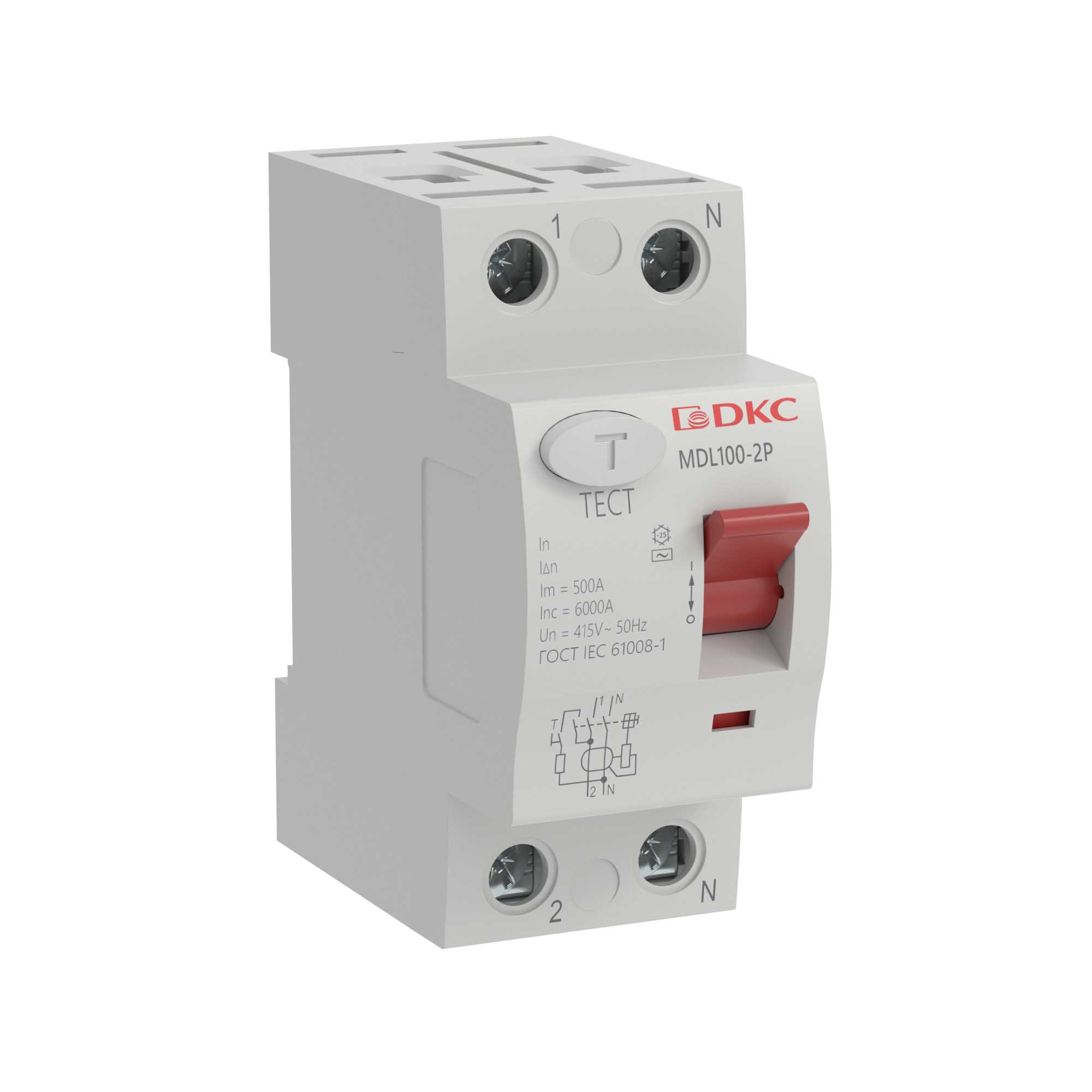 RCCB YON MDL100 2P 40А 100mA type AC