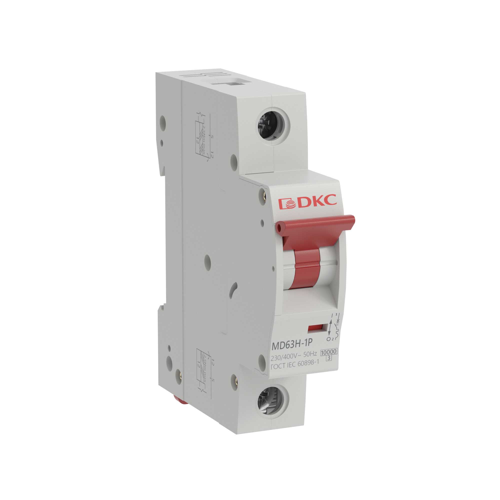 Miniature circuit breaker YON MD63H 1P 32A B 10kA