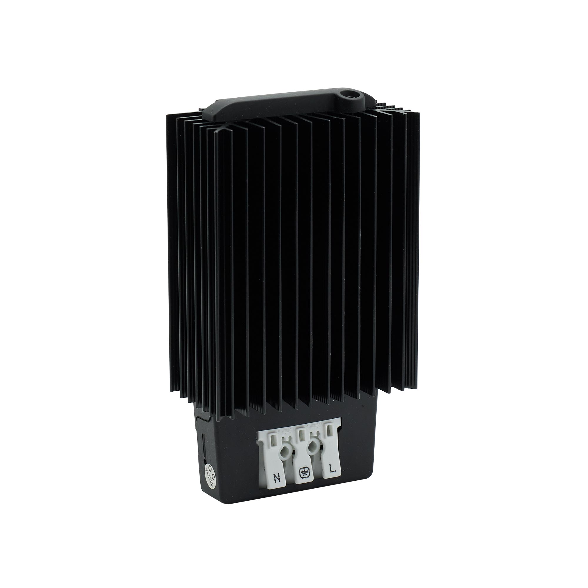 Обогреватель в чёрном алюминиевом корпусе 75 Вт, 48 В DC