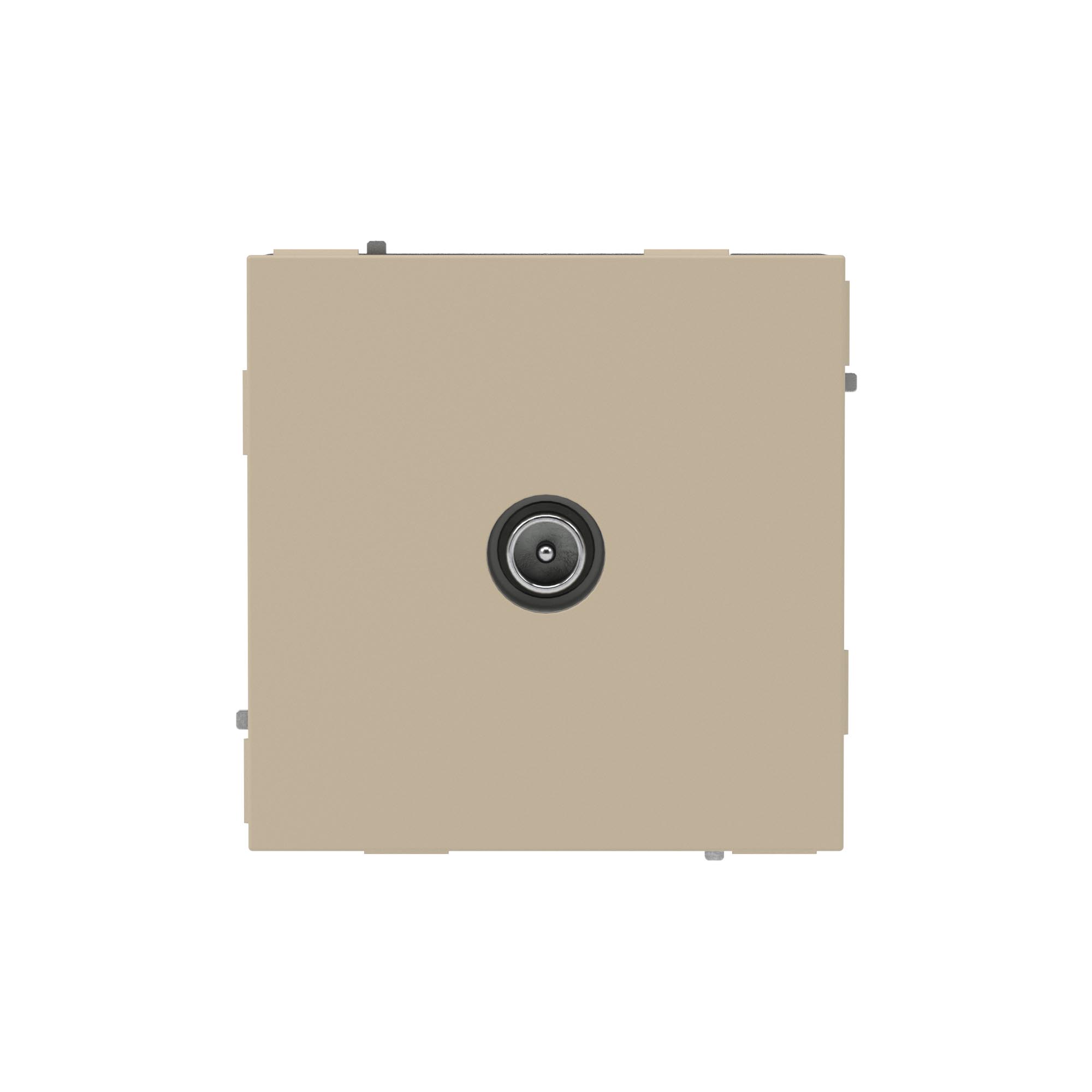 TV розетки и выводы кабеля Розетка TV оконечная, KANT, ванильный марципан DKC|ДКС