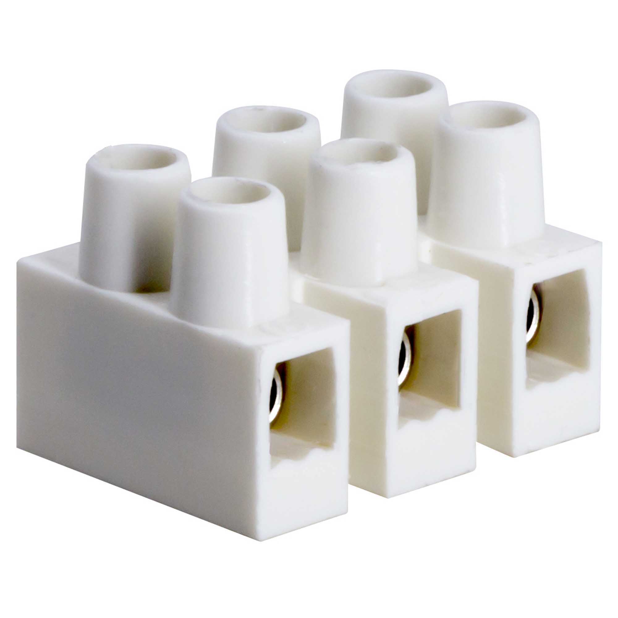 Клеммные колодки из полипропилена Колодка клемм из Полипропилена (раб. темп. 85 град.) 41А, 3пол., для жилдо 6кв.мм., белая DKC|ДКС