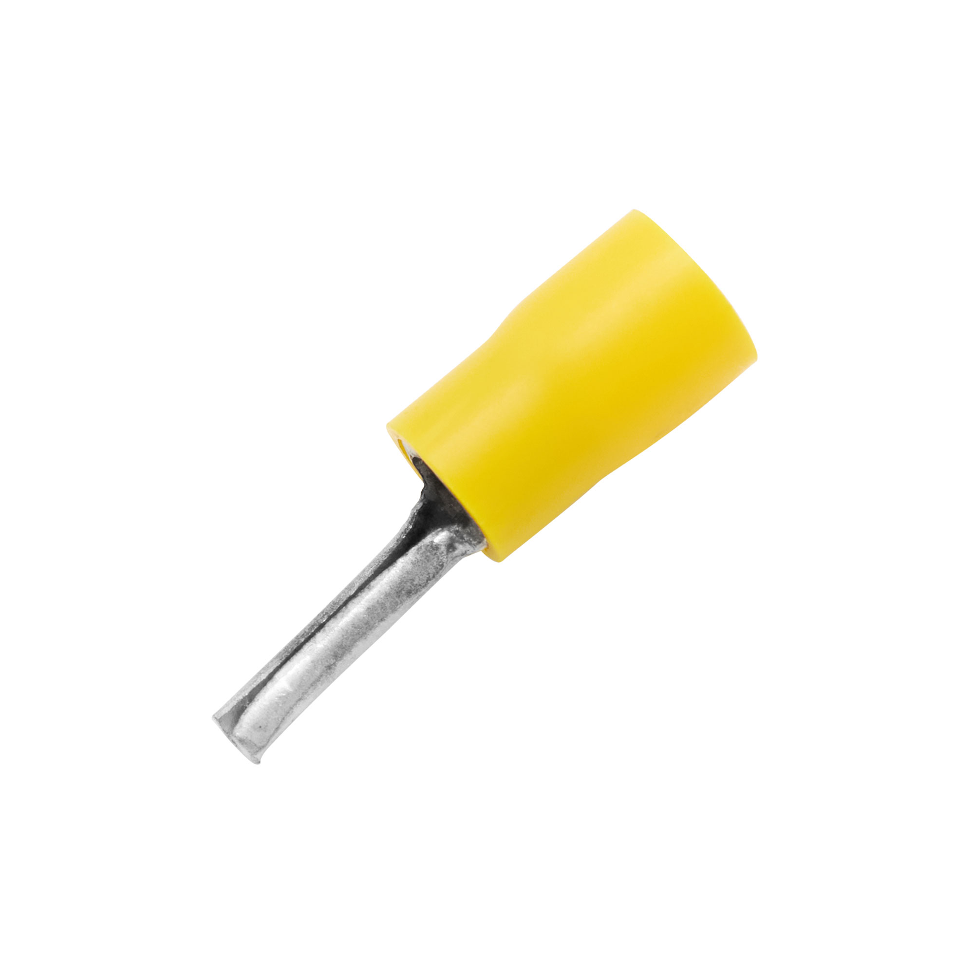 Кабельные наконечники со штифтом круглого сечения изолированные (НШКИ) Наконечник со штифтом круглого сечения с изолир.фланцем 2,5-6 кв.мм2,6х13 мм (НШКИ) DKC|ДКС