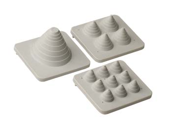 Cable entry (membrane), 9x13mm (number of holes = 9, max. diameter = 13mm), 1 set (20 pcs.)