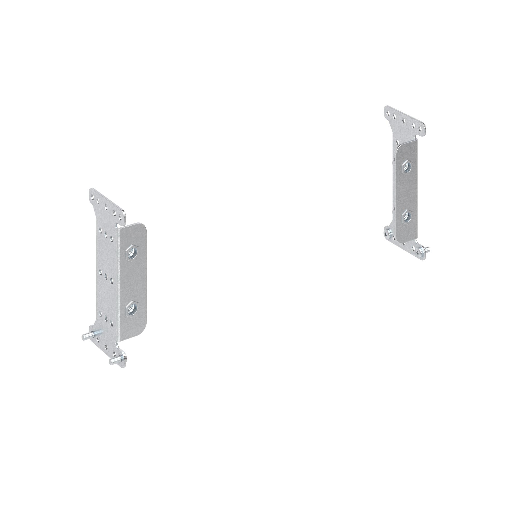 Комплект кронштейнов крепления опорного изолятора В=100мм, 2шт