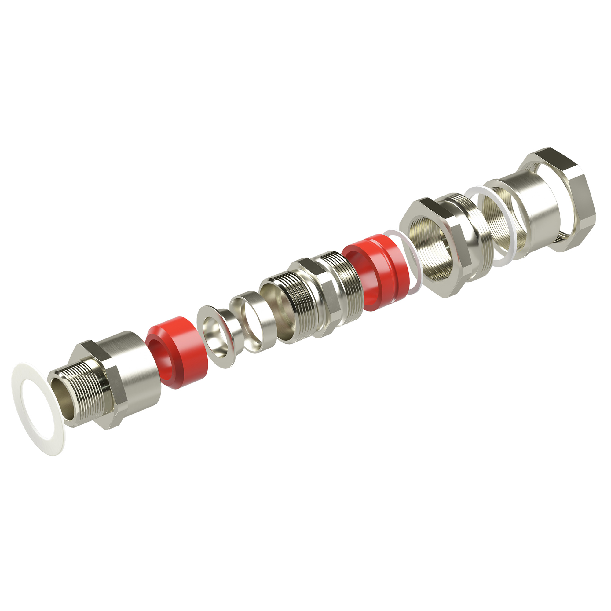 Взрывозащищенный кабельный ввод серии КАС для бронированного кабеля ...