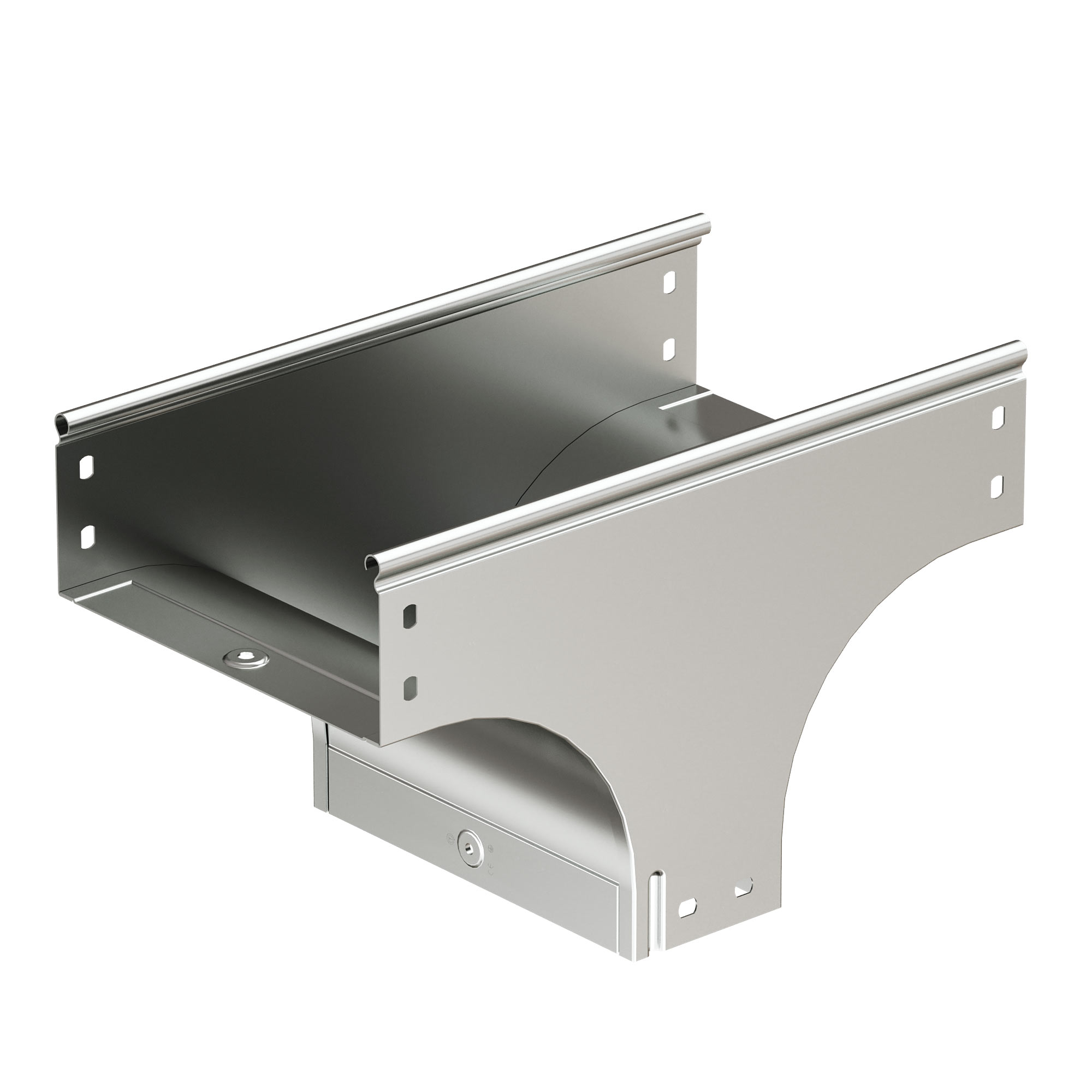 Комплектные аксессуары Ответвитель TD Т-образный вертикальный осн.200 H100 в комплекте с крепежными элементами и соединительными пластинами, необходимыми для монтажа DKC|ДКС