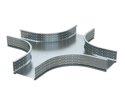 Х-ответвитель листовой 80х300, цинк-ламель