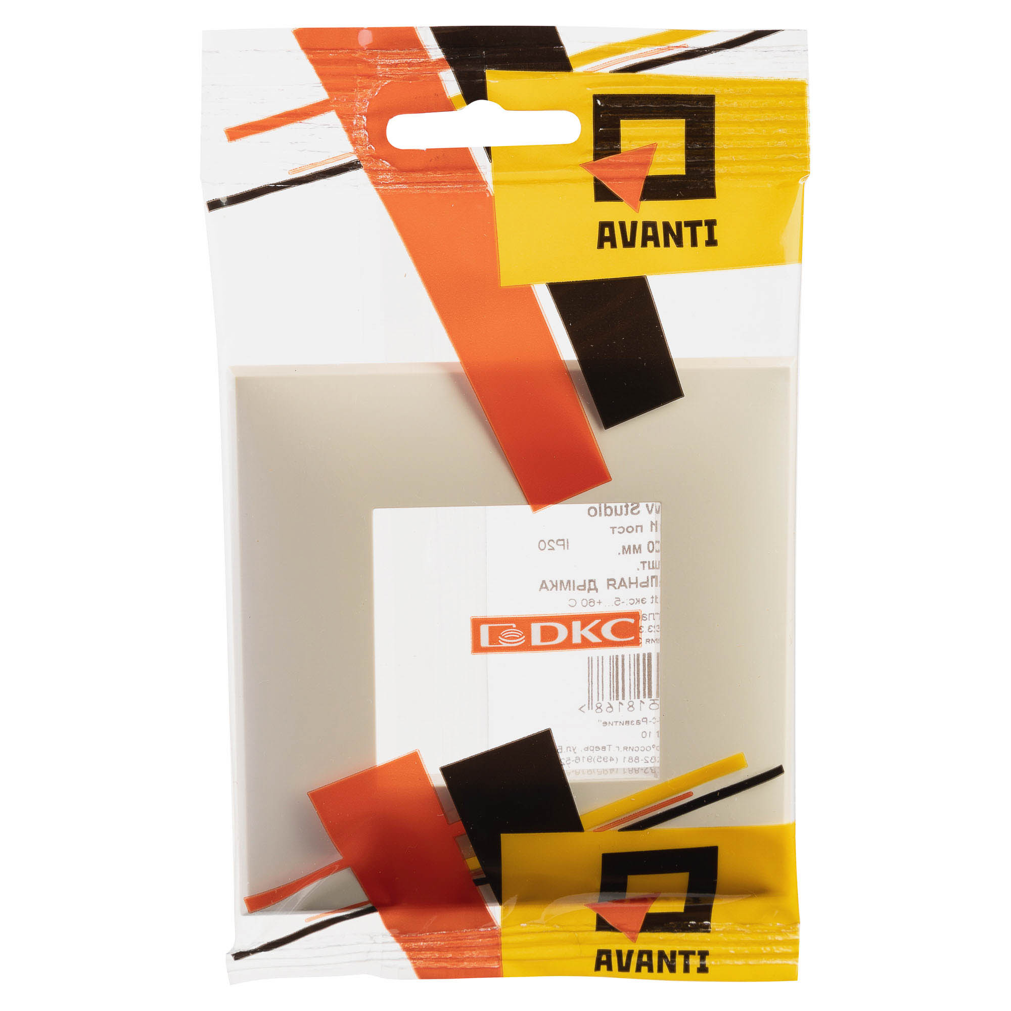 Рамка 1 пост (2 мод.), Avanti, ванильная дымка