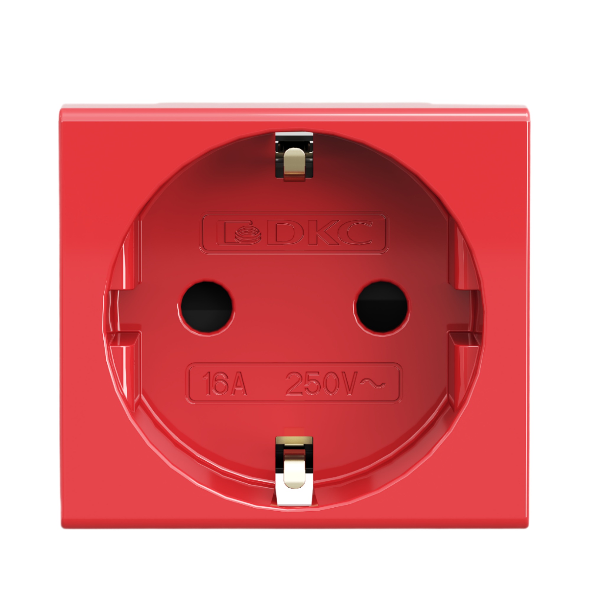 Розетка силовая 2Р+Е, со шторками, ЭУИ Вива (Viva)