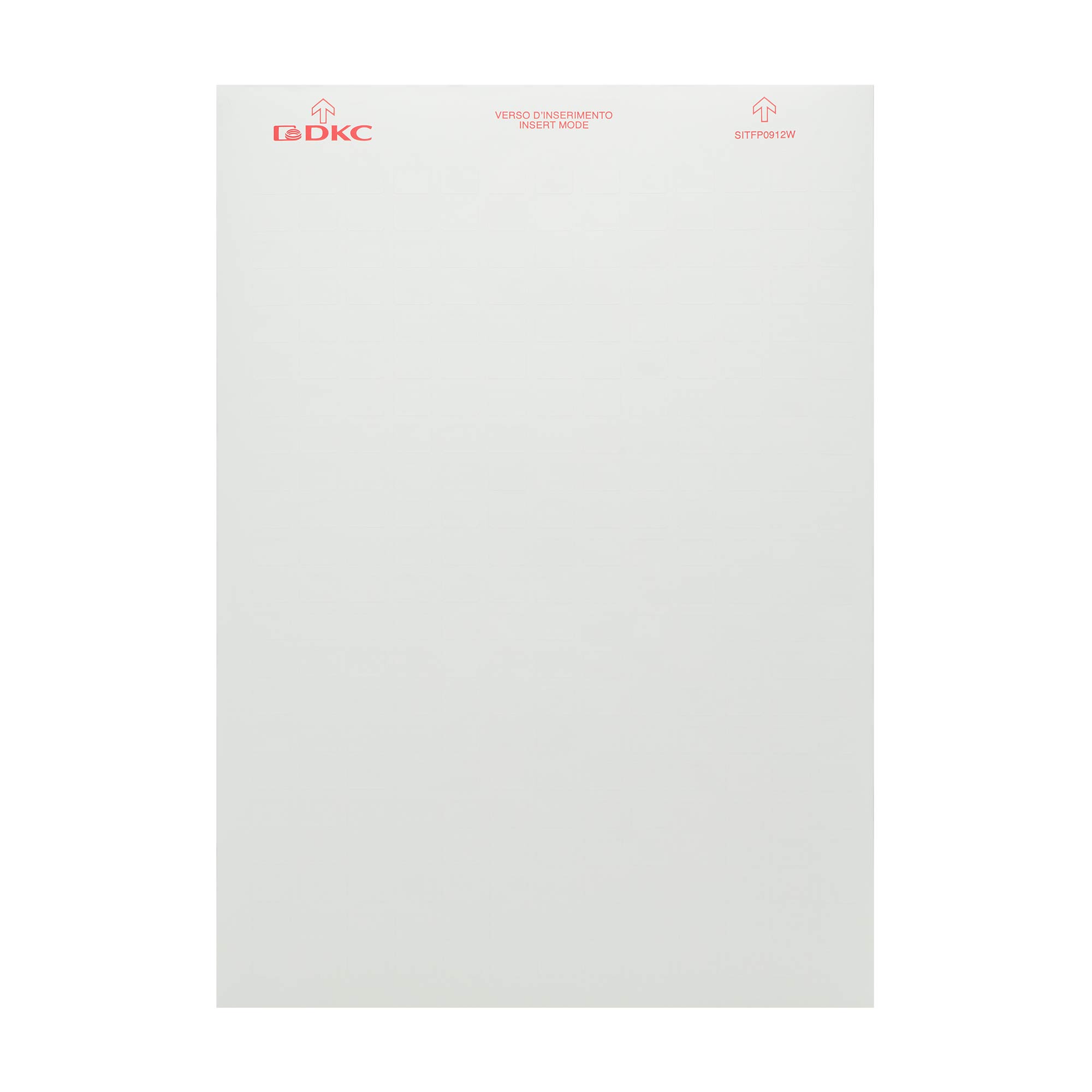 Маркировочные таблички, ленты Табличка маркировочная 12х9мм. Полиэстер. Белая DKC|ДКС