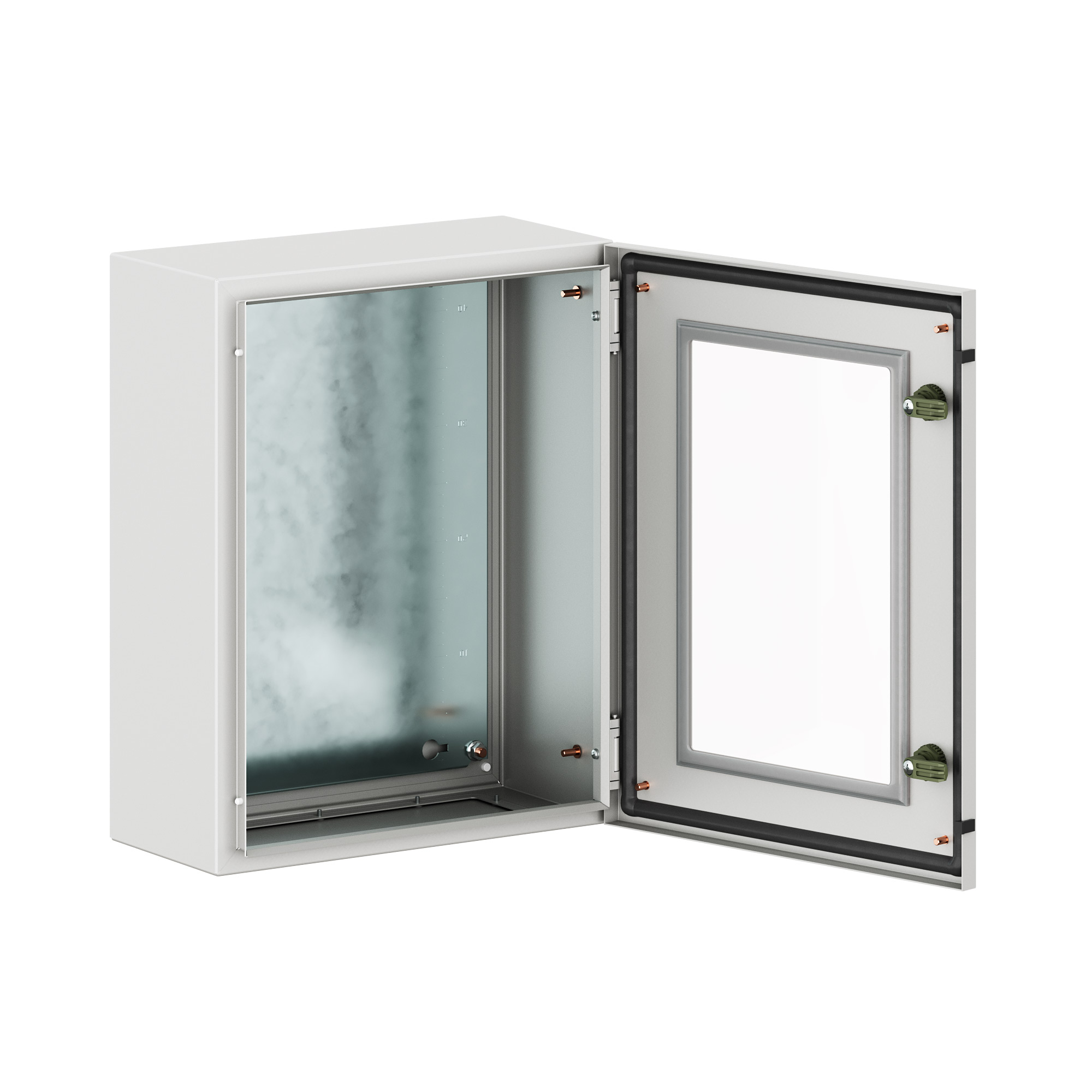 Корпус навесной уличный ST Outdoor с М/П с прозрачной дверью ВxШxГ 500x400x200 мм, IP66