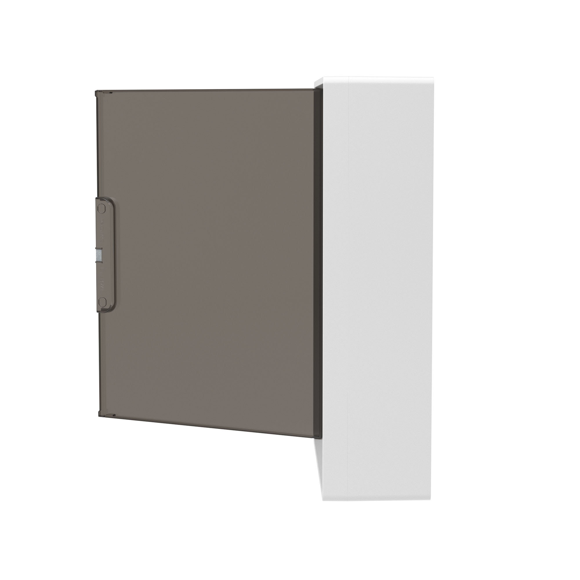 Щиток 24 мод настенный Фрейм (FRAME), белый, с тонированной дверцей, с 4 шинами  PEN (2шт на 8 отв. и 2шт на 6 отв)