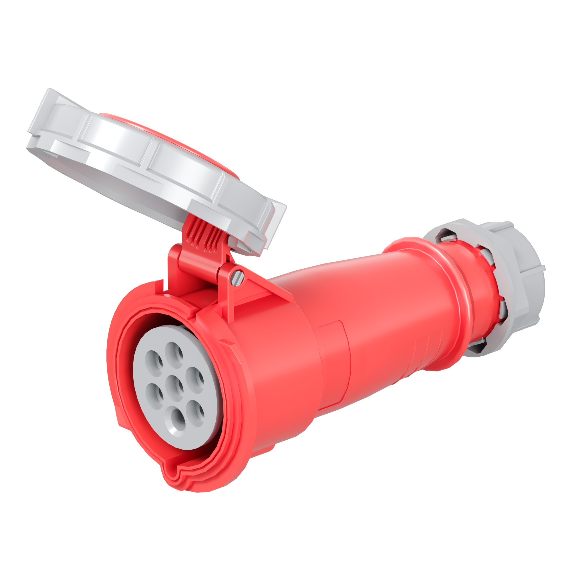 400 В, 6P+E Розетка кабельная CS IP67 16A 6P+E 400В DKC|ДКС