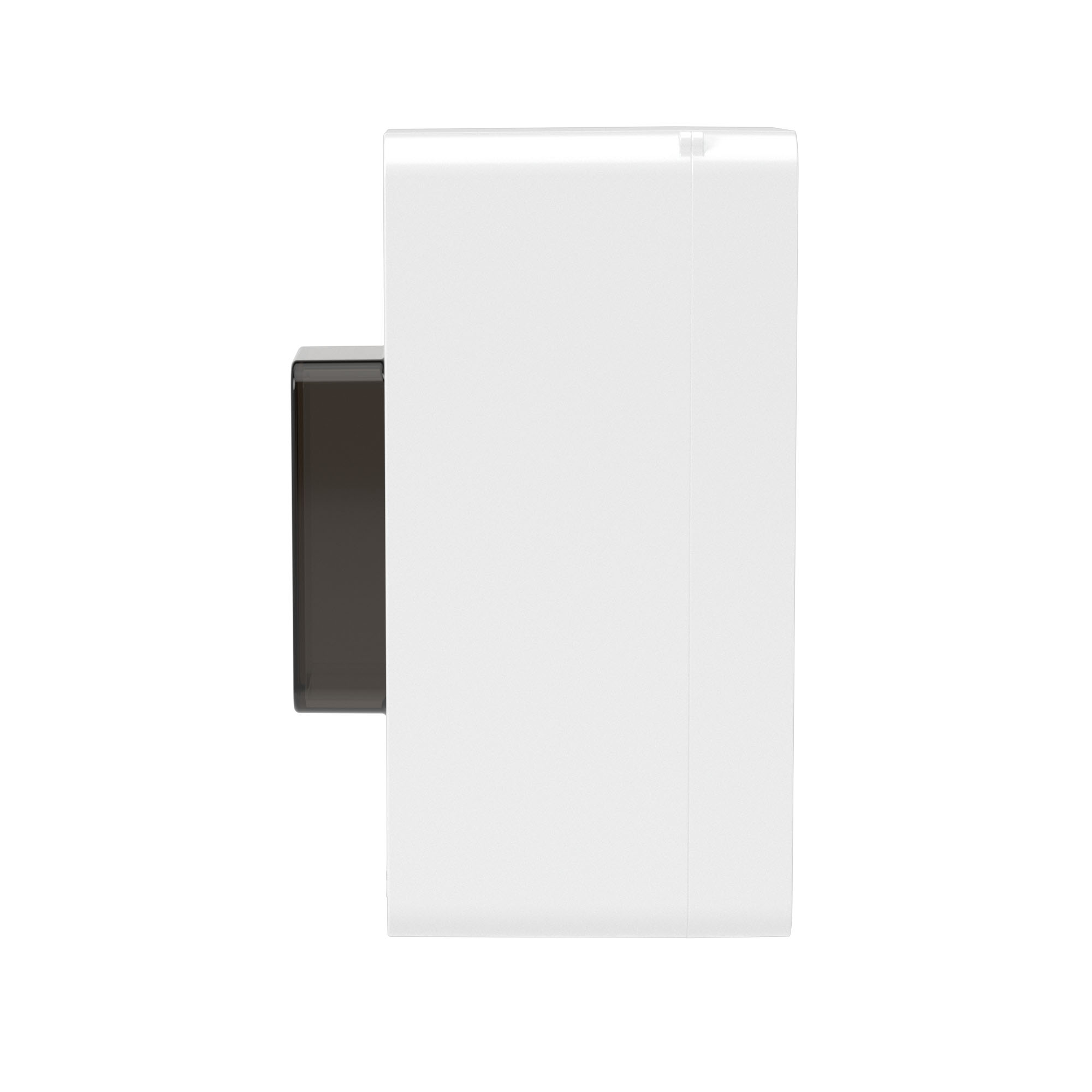 Щиток 2 мод настенный Фрейм (FRAME), белый, с тонированной дверцей