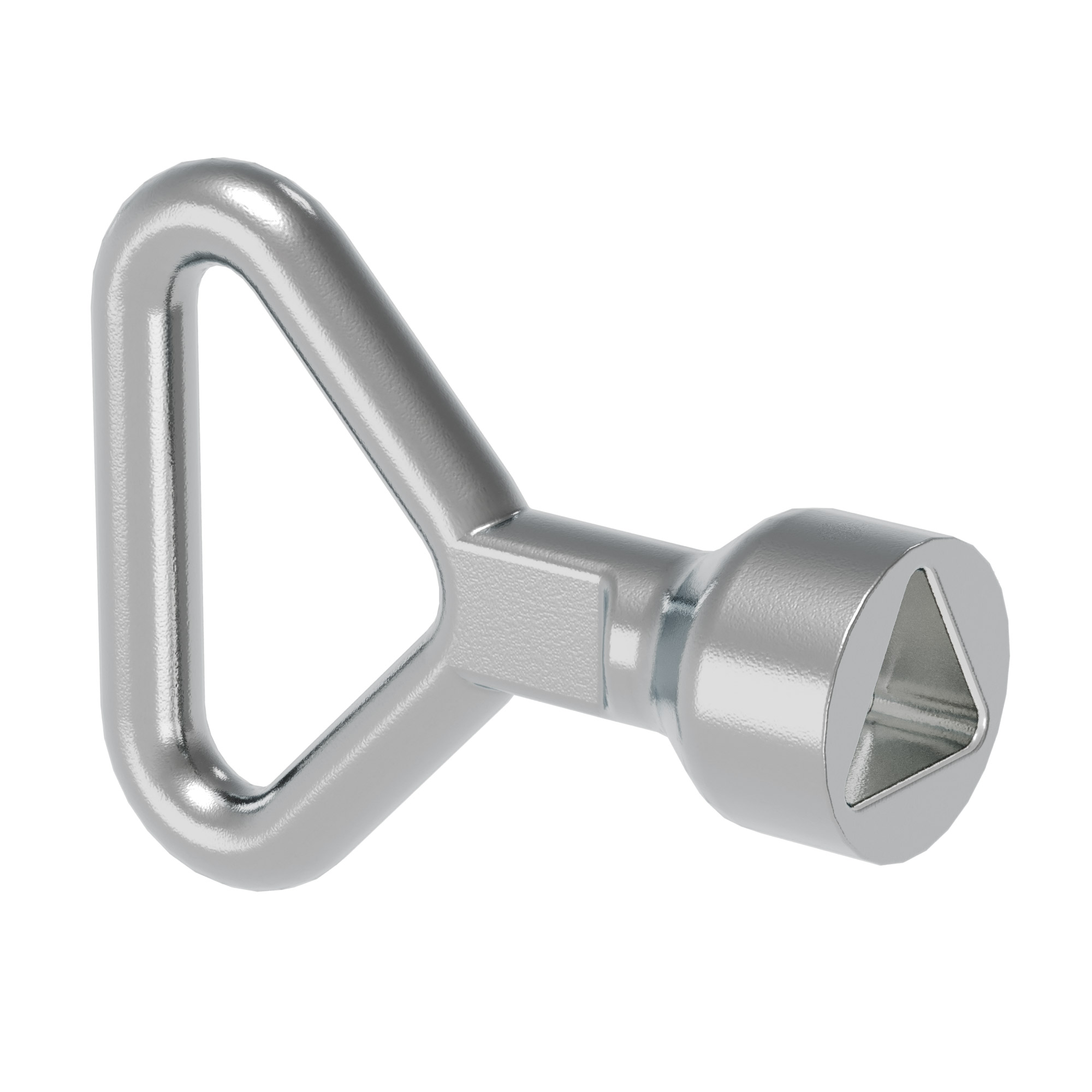 Замки, ручки, ключи Металлический ключ треугольного профиля 8мм RAM block DKC|ДКС