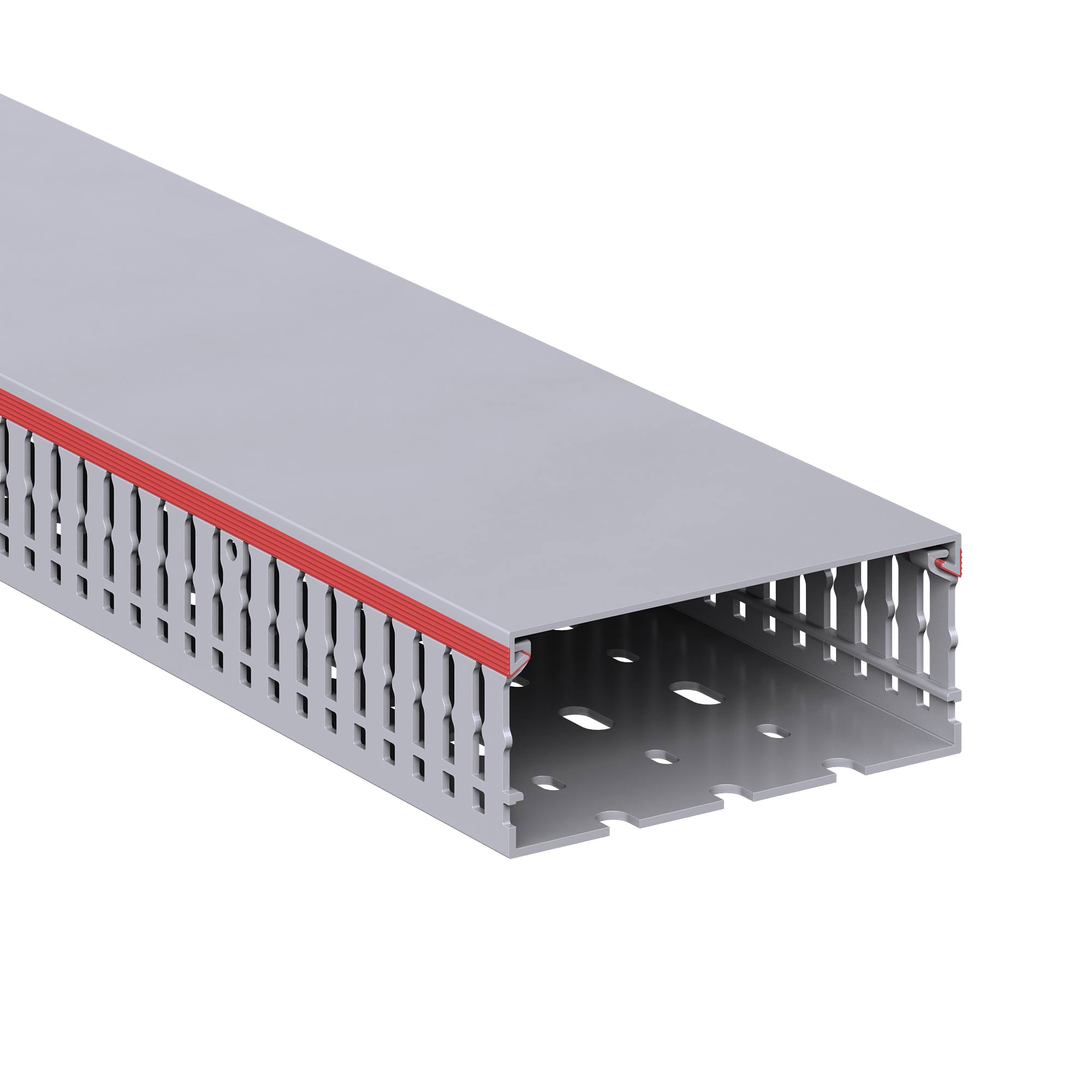 Перфорированные короба серии RL6 Короб перфорированный, серый RL6 100x40 DKC|ДКС