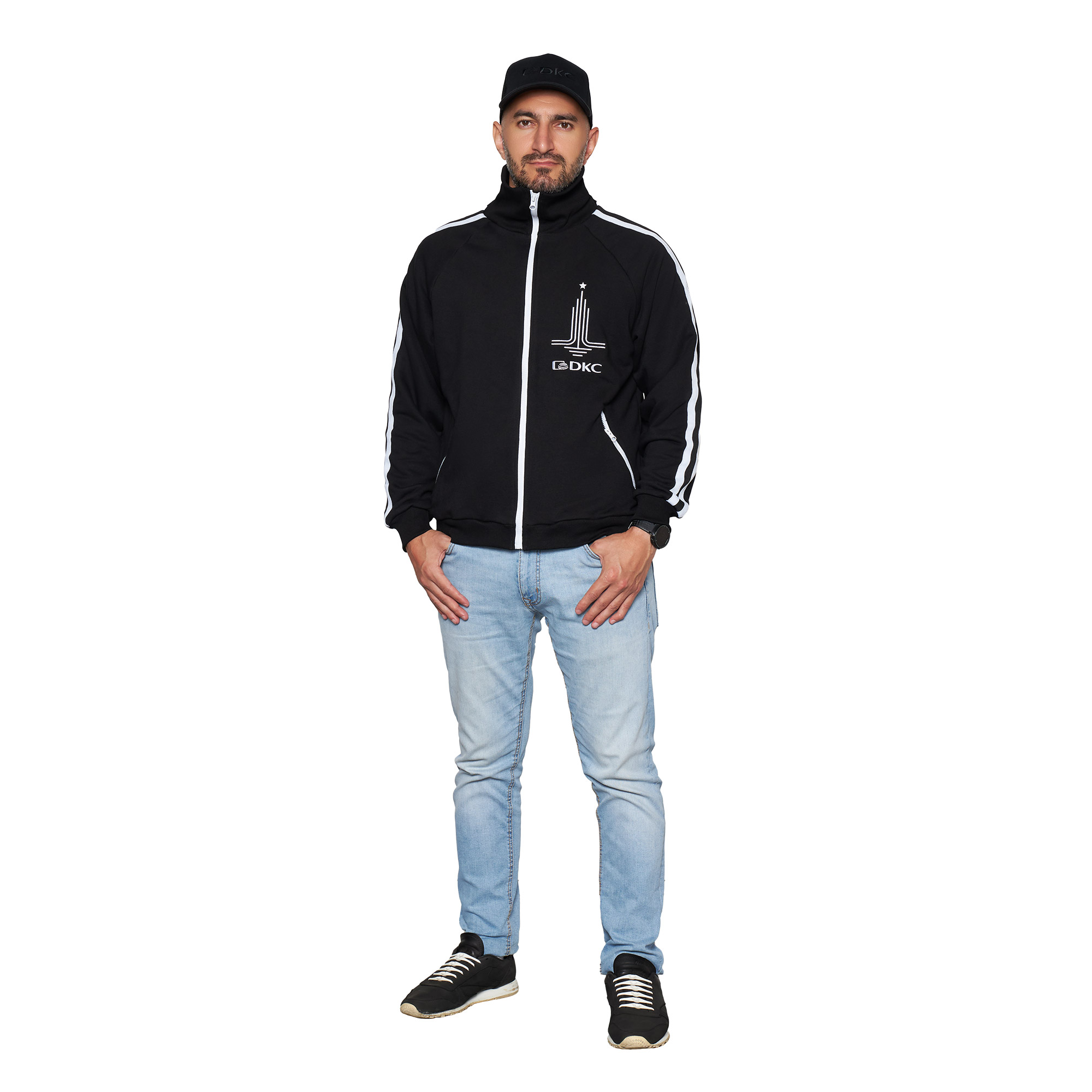 Одежда Олимпийка черная, размер S DKC|ДКС