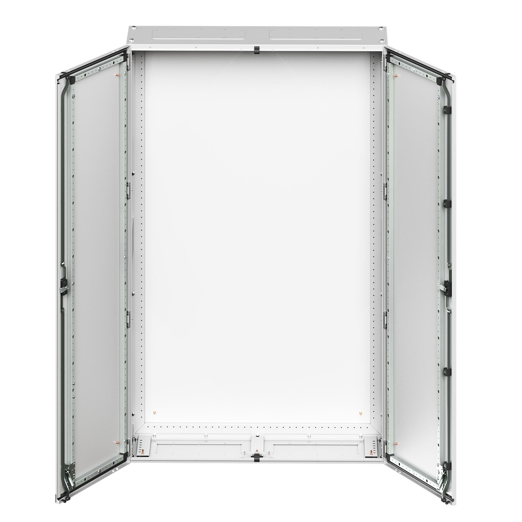 Компактный корпус RAM fit двустворчатый с боковыми вырезами, ВхШхГ 1000х1000х250 мм, IP55