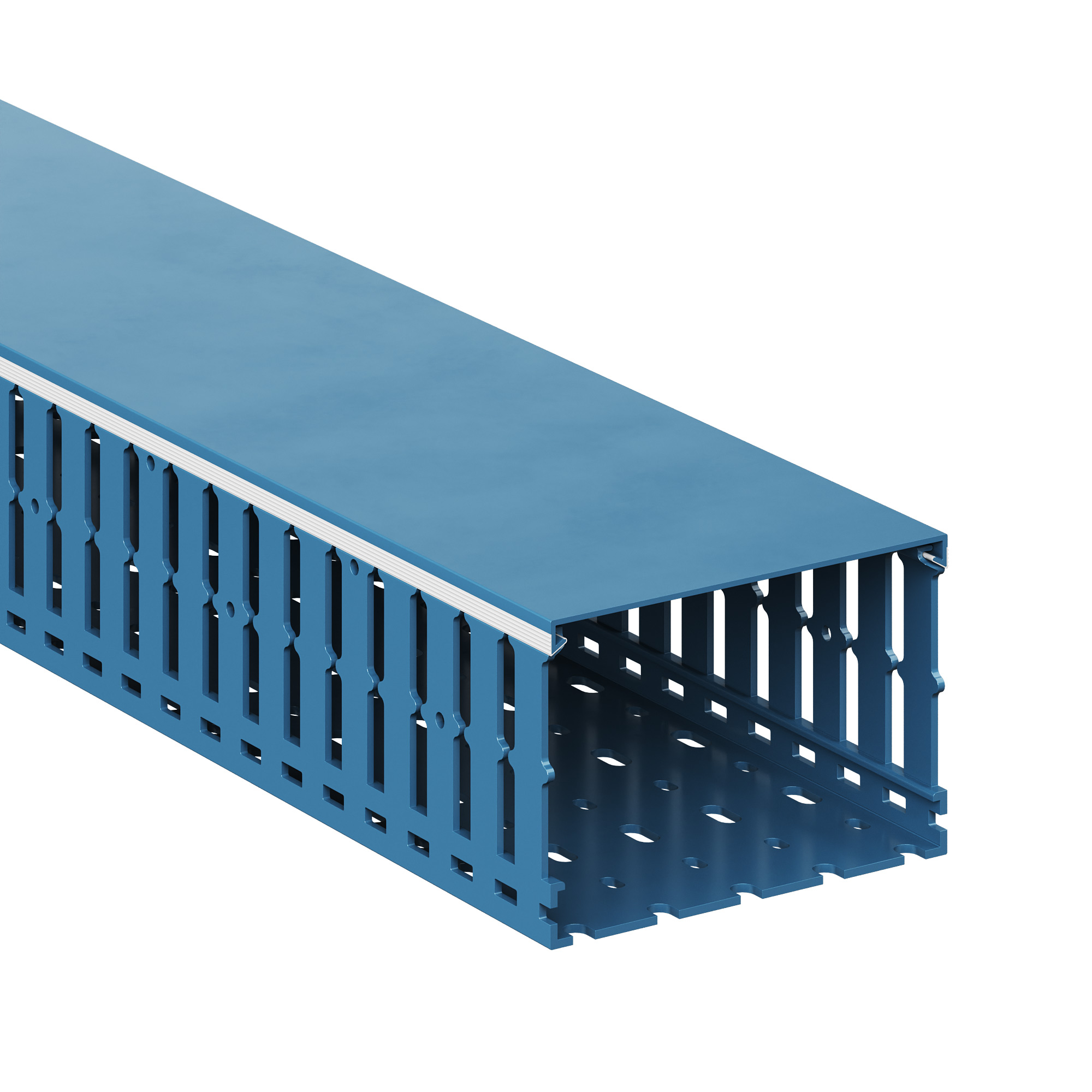 Перфорированные короба серии RL12 Короб перфорированный, синий RL12 120x80 DKC|ДКС