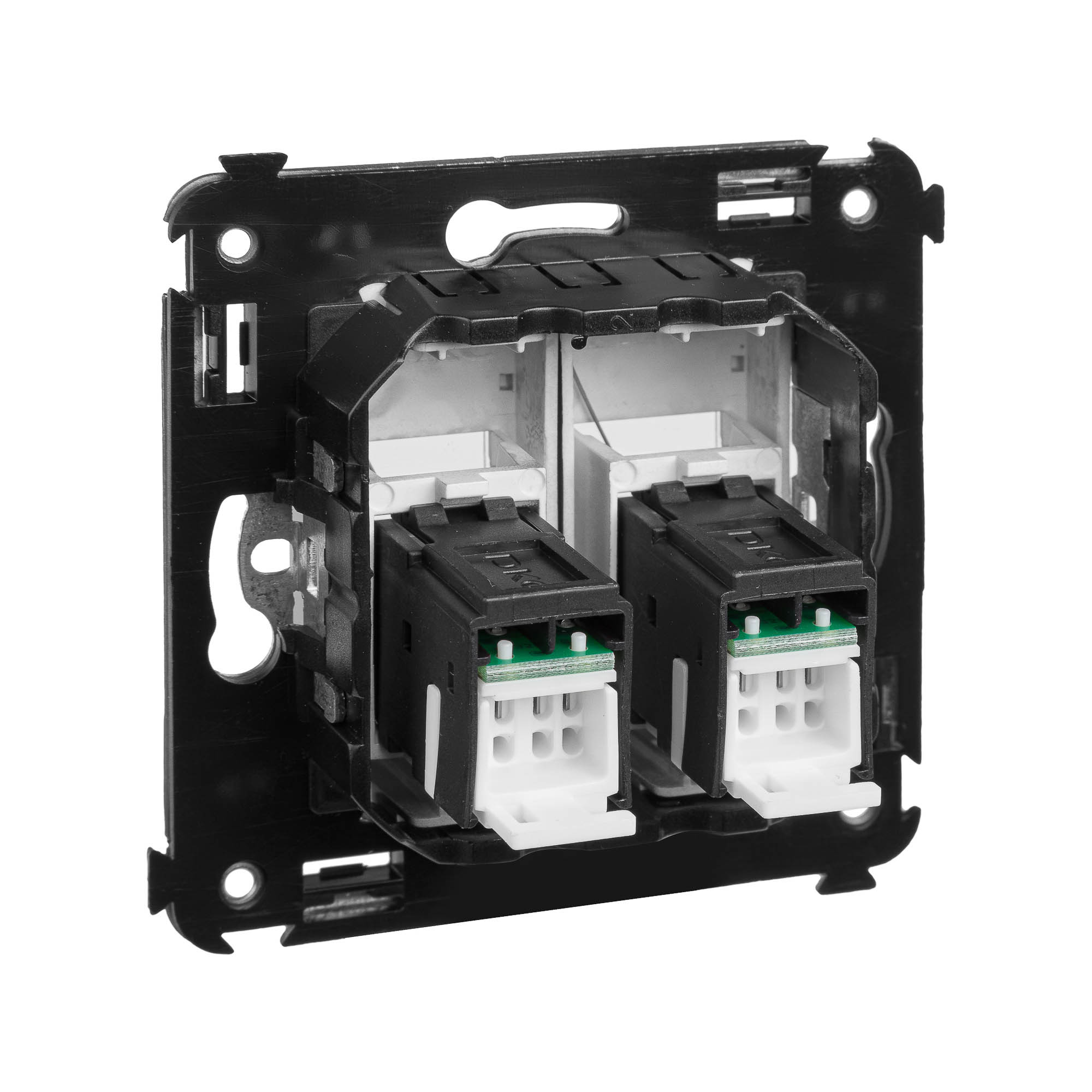 Компьютерная розетка RJ-45 в стену, кат.5e двойная, "Avanti ...