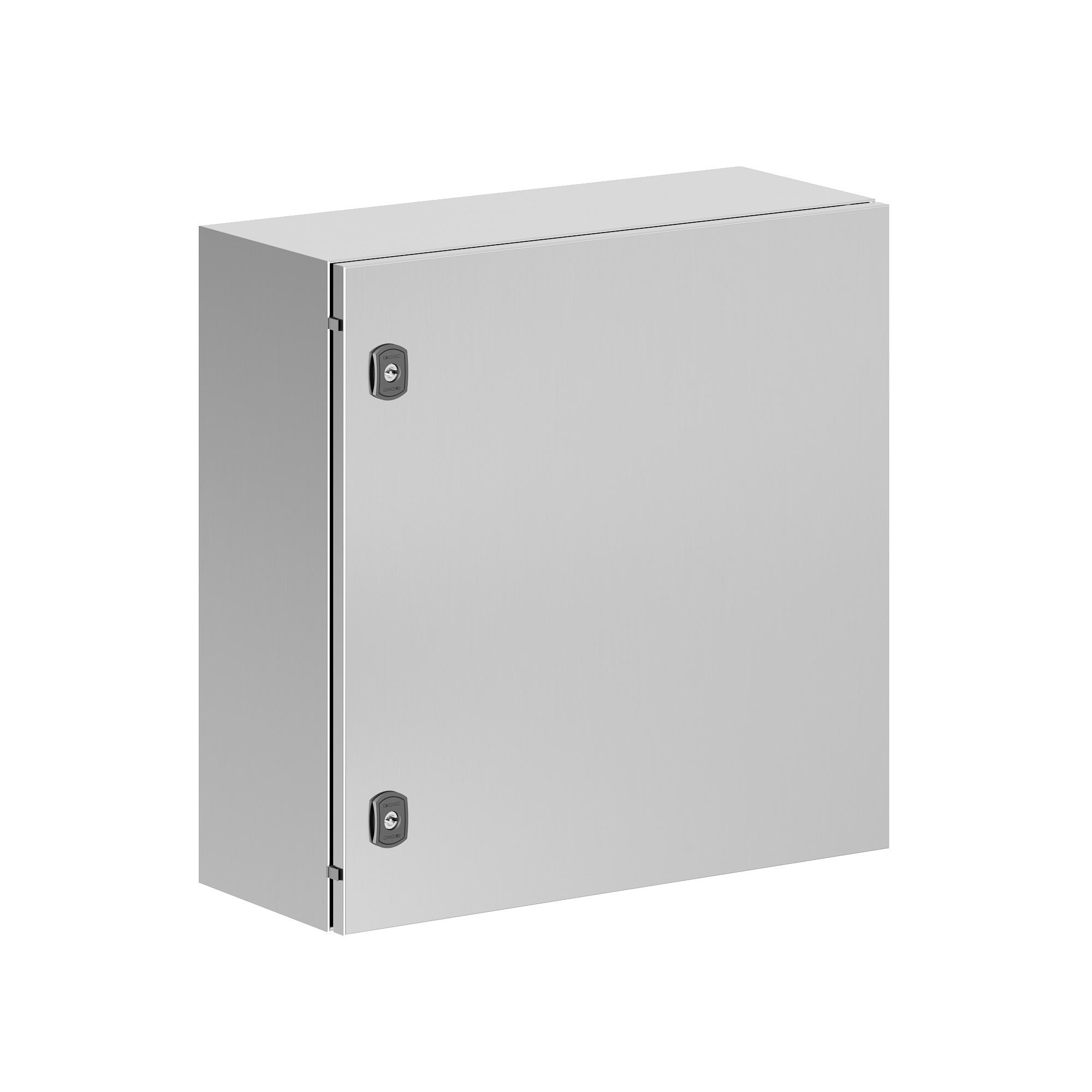 Корпуса навесные STH, нержавеющая сталь AISI316, без фланца Корпус навесной STH с М/П из нержавеющей cтали AISI316 ВxШxГ 600x600x250 мм, без фланца, IP66 DKC|ДКС