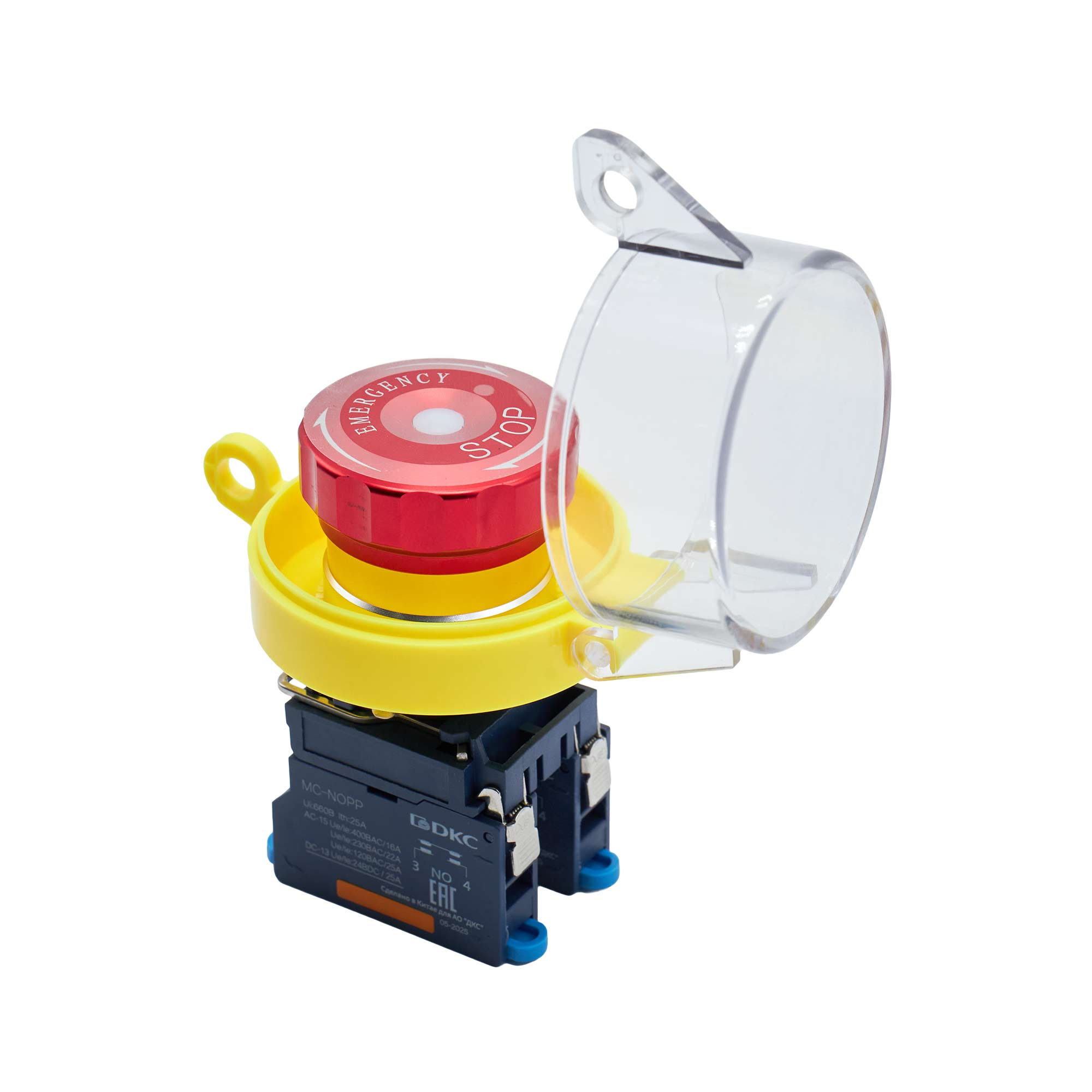 Защита грибовидной кнопки с крышкой