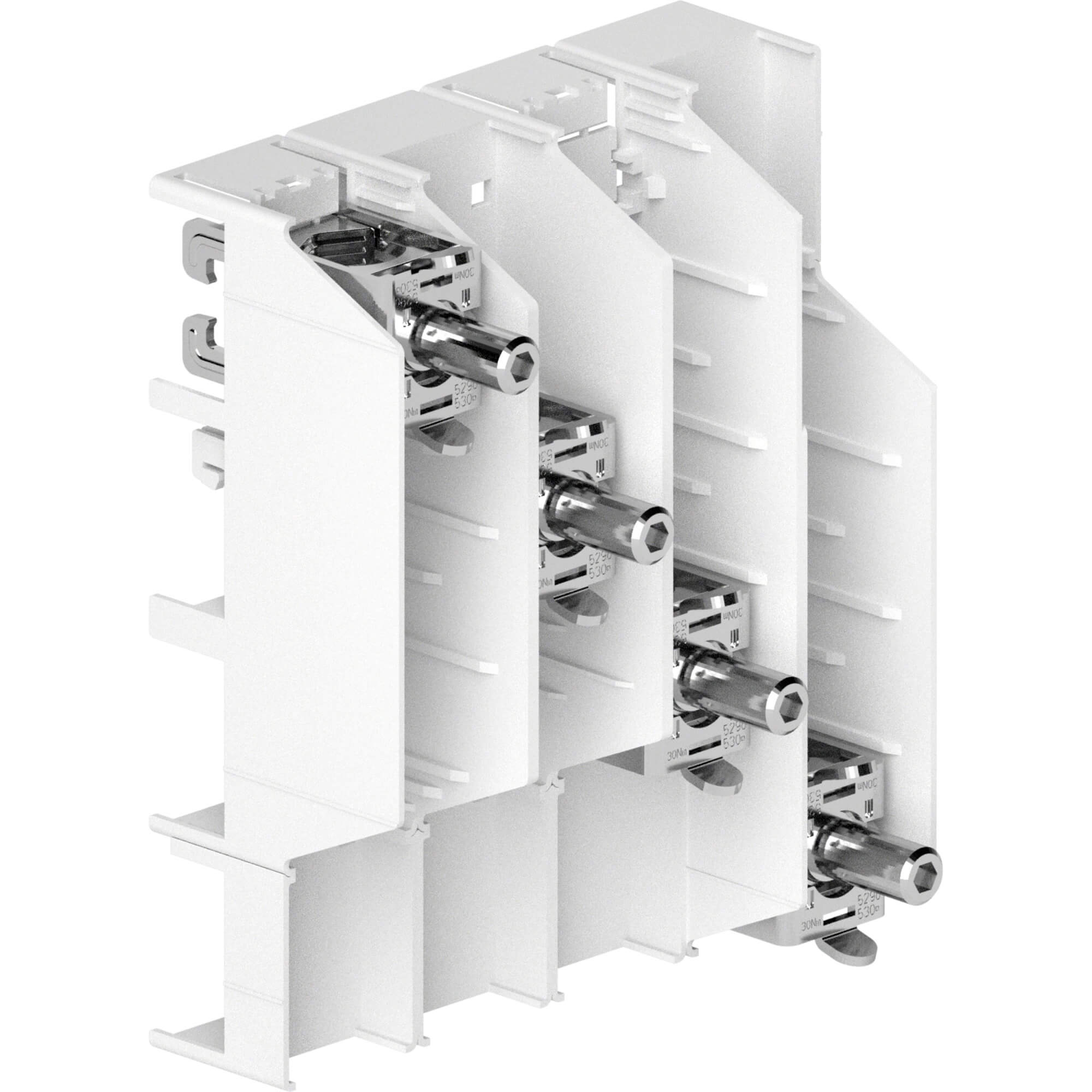 Терминал подключения 630А 95-300 мм2 4п без крышки