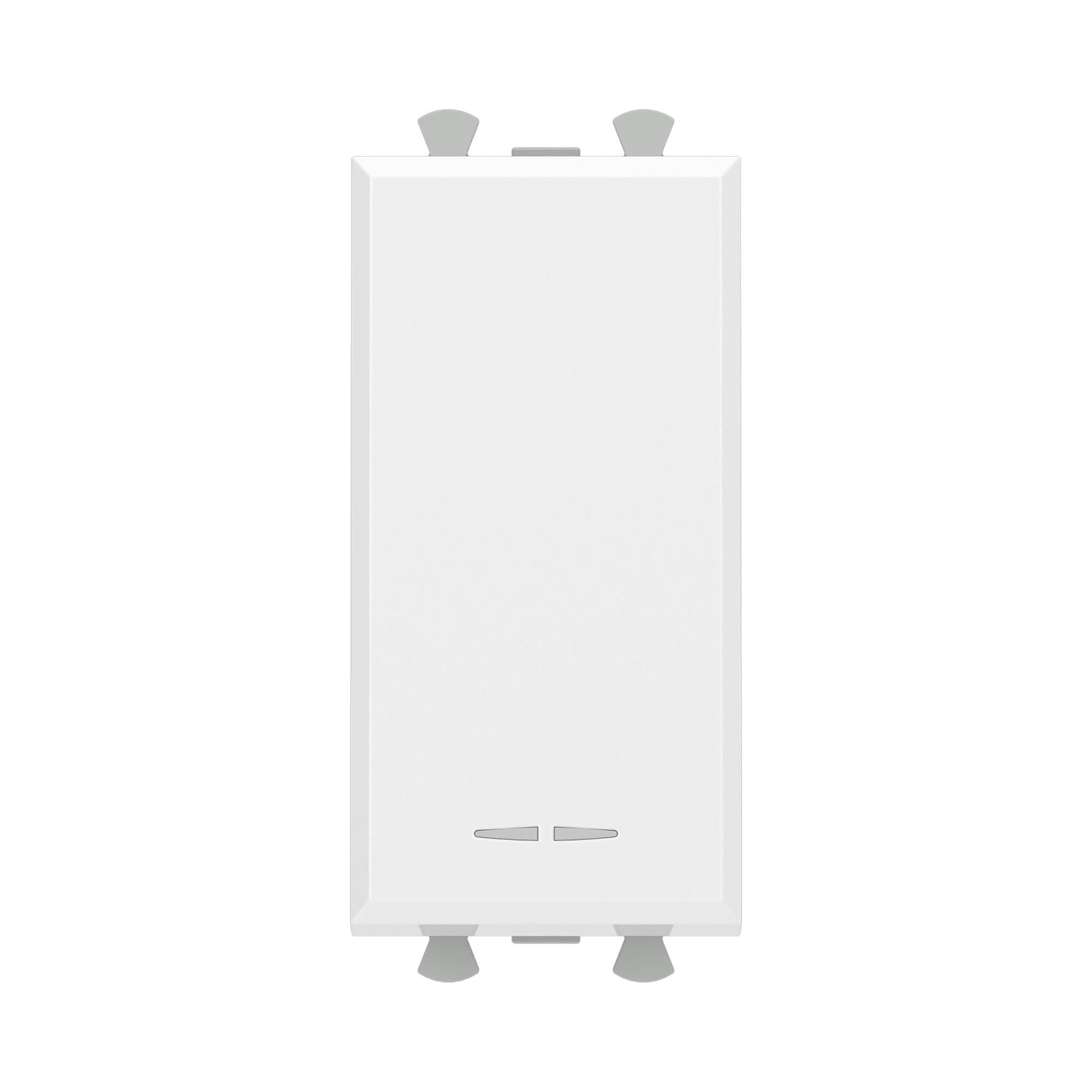 Выключатели, переключатели, инверторы Переключатель модульный, Avanti, белое облако, 1 модуль DKC|ДКС