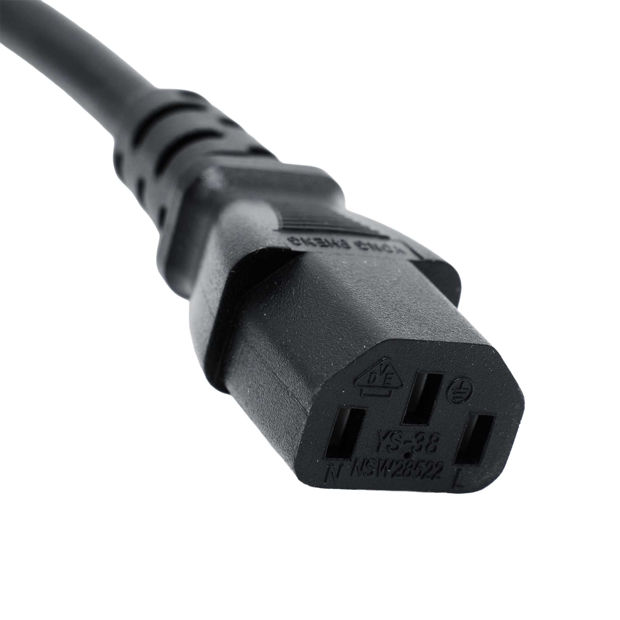 Кабель питания DKC, Sсhuko - IEC320 C13, 3,0м, 3х1,5мм