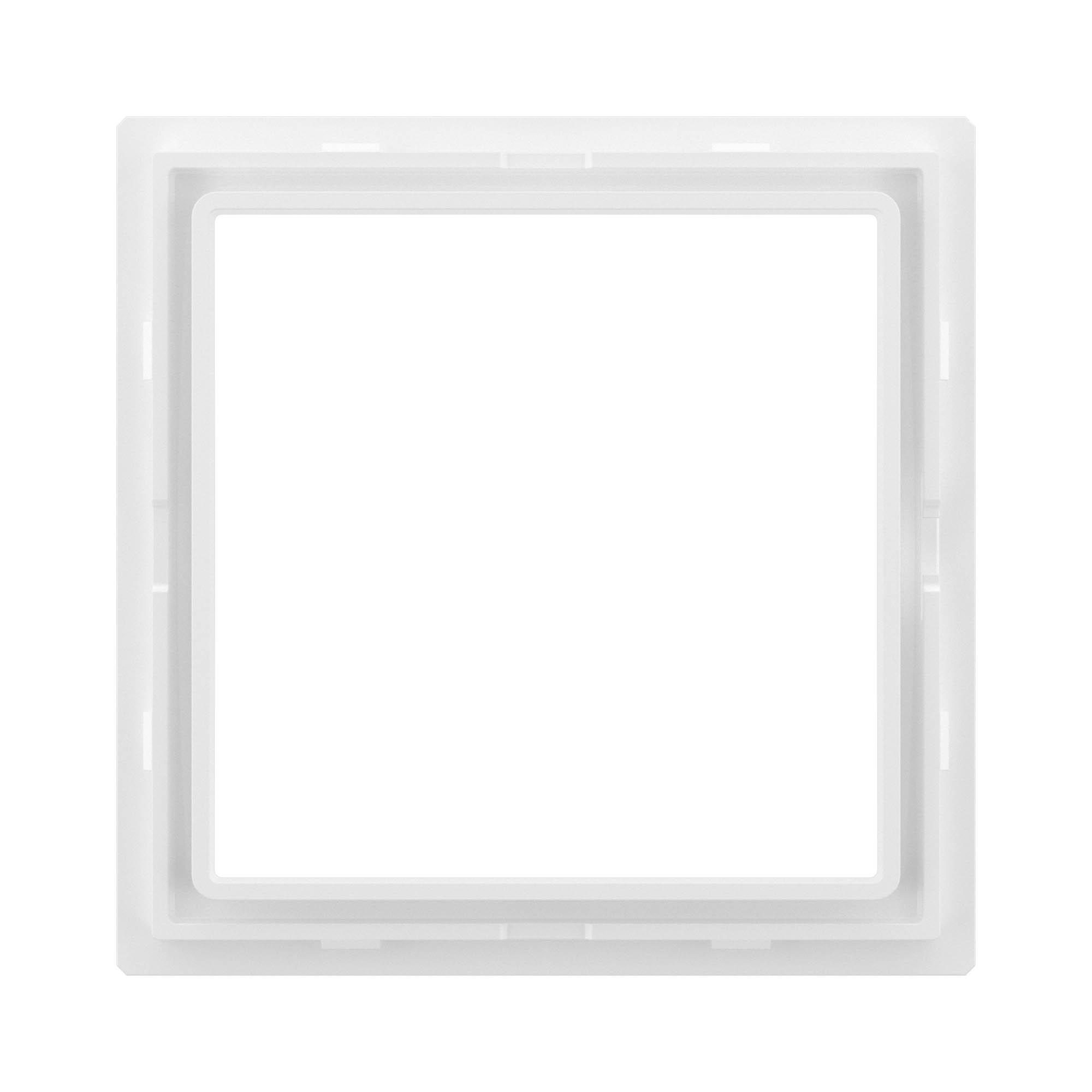 Декоративная вставка для металлических рамок "Avanti", белая, 1 пост (2 ...