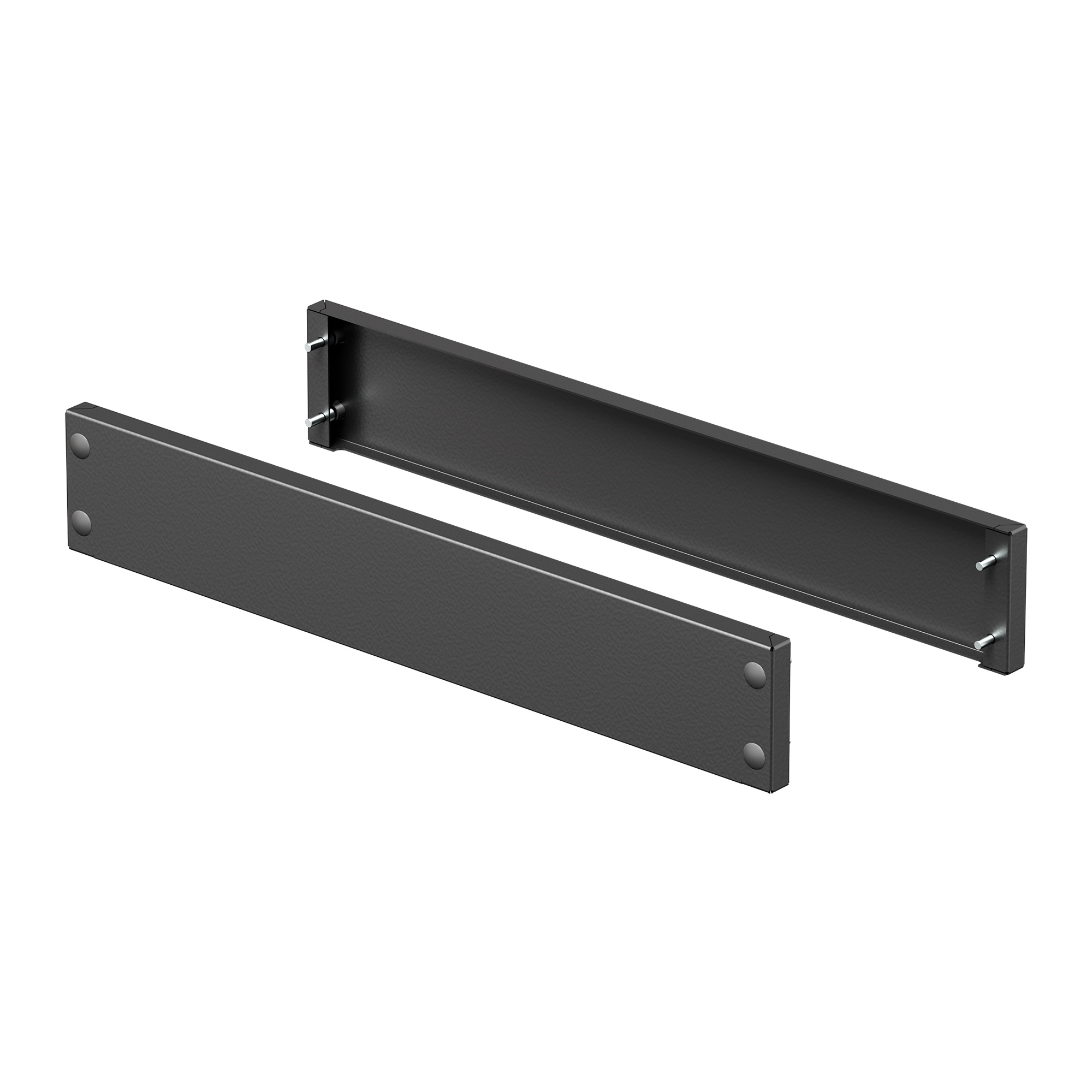 Панели цоколя фронтальные всепогодные для навесных корпусов, пультов, RAM fit, ВхШ 100х450 мм, комплект - 2 шт.