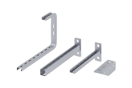 Vertical supports and traverses