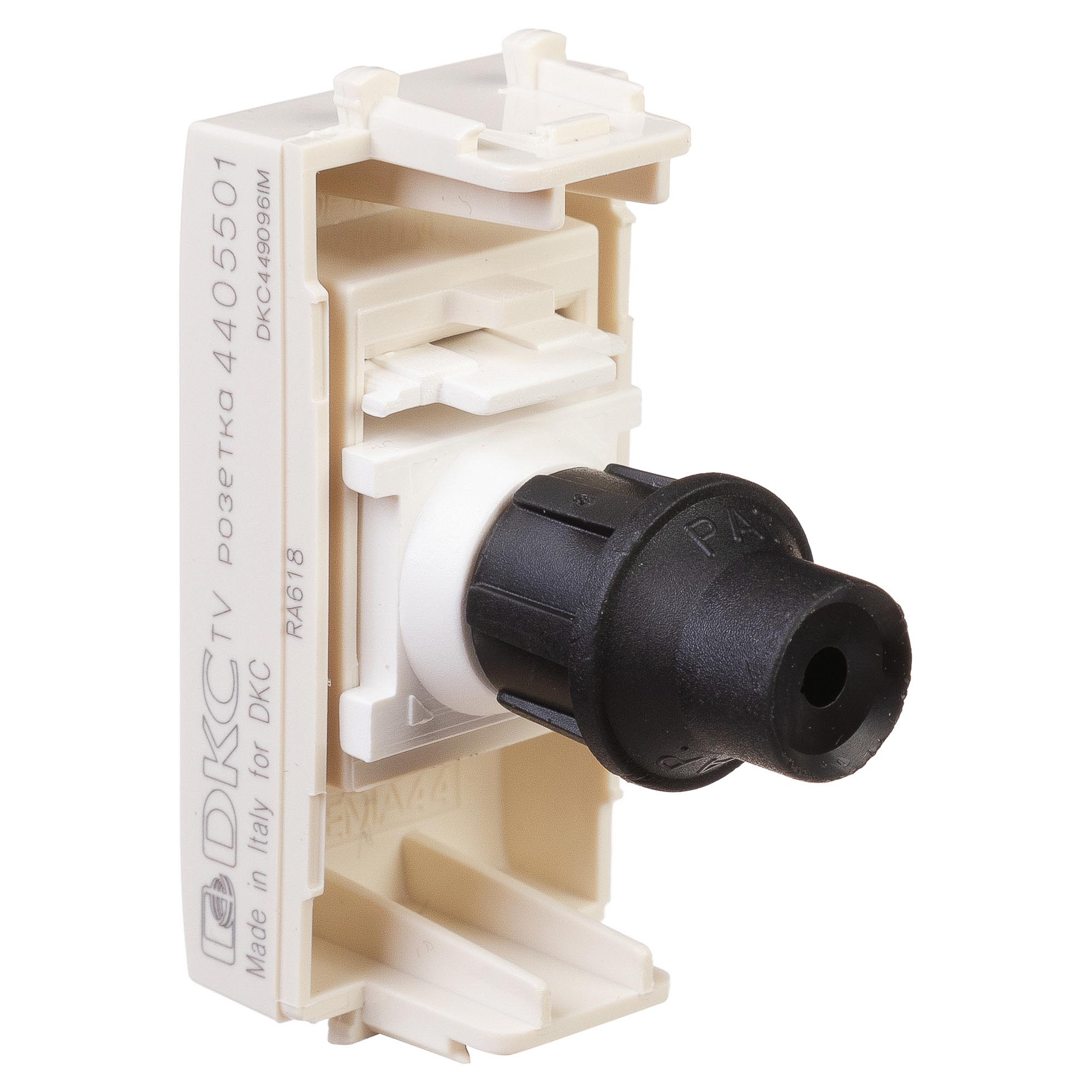 Розетка TV одиночная модульная, Avanti, ванильная дымка, 1 модуль