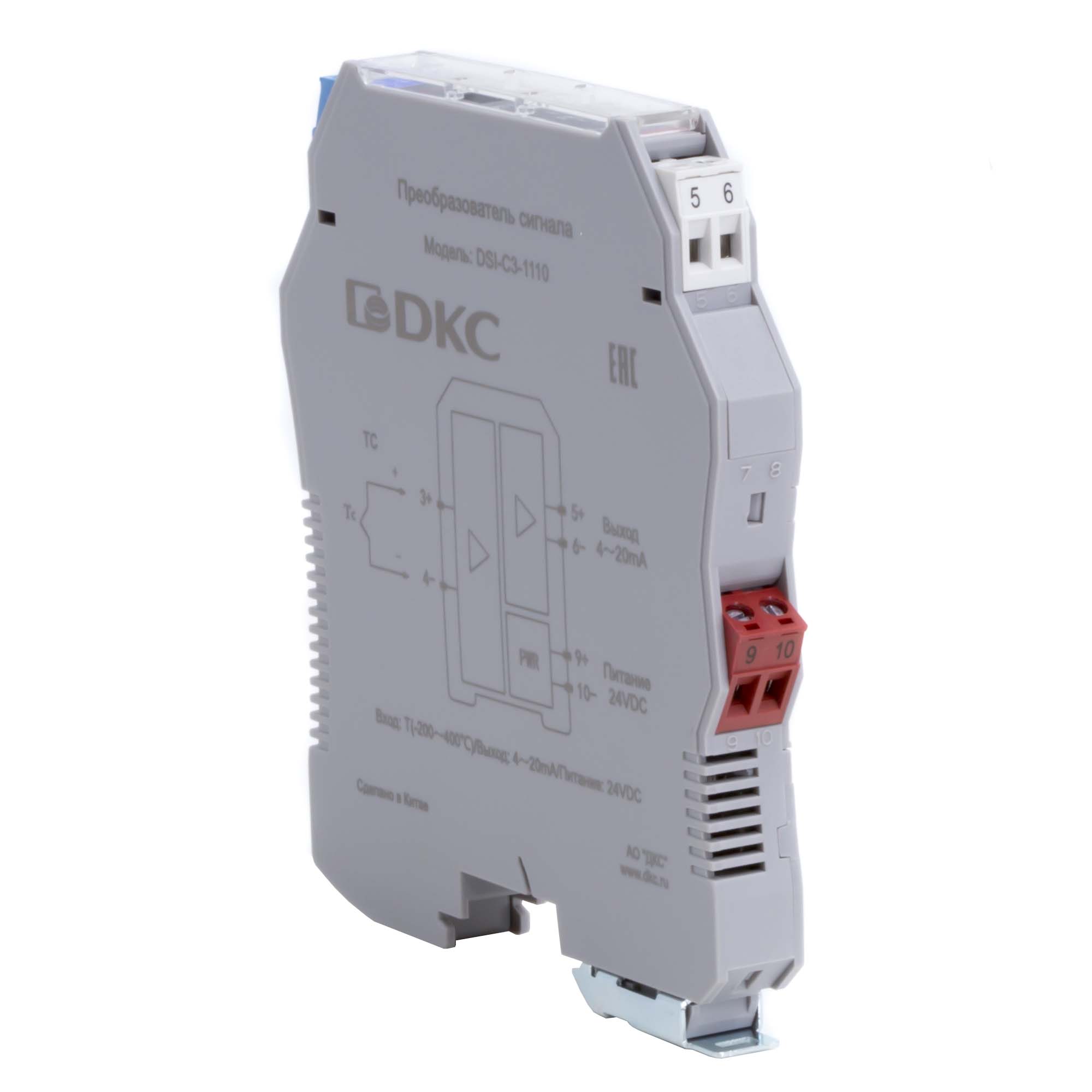 Signal conditioner DSI, 1 input TC type T, 1 output 4…20 mA