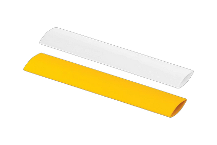 Heat shrinkable tubes for thermal transfer printing