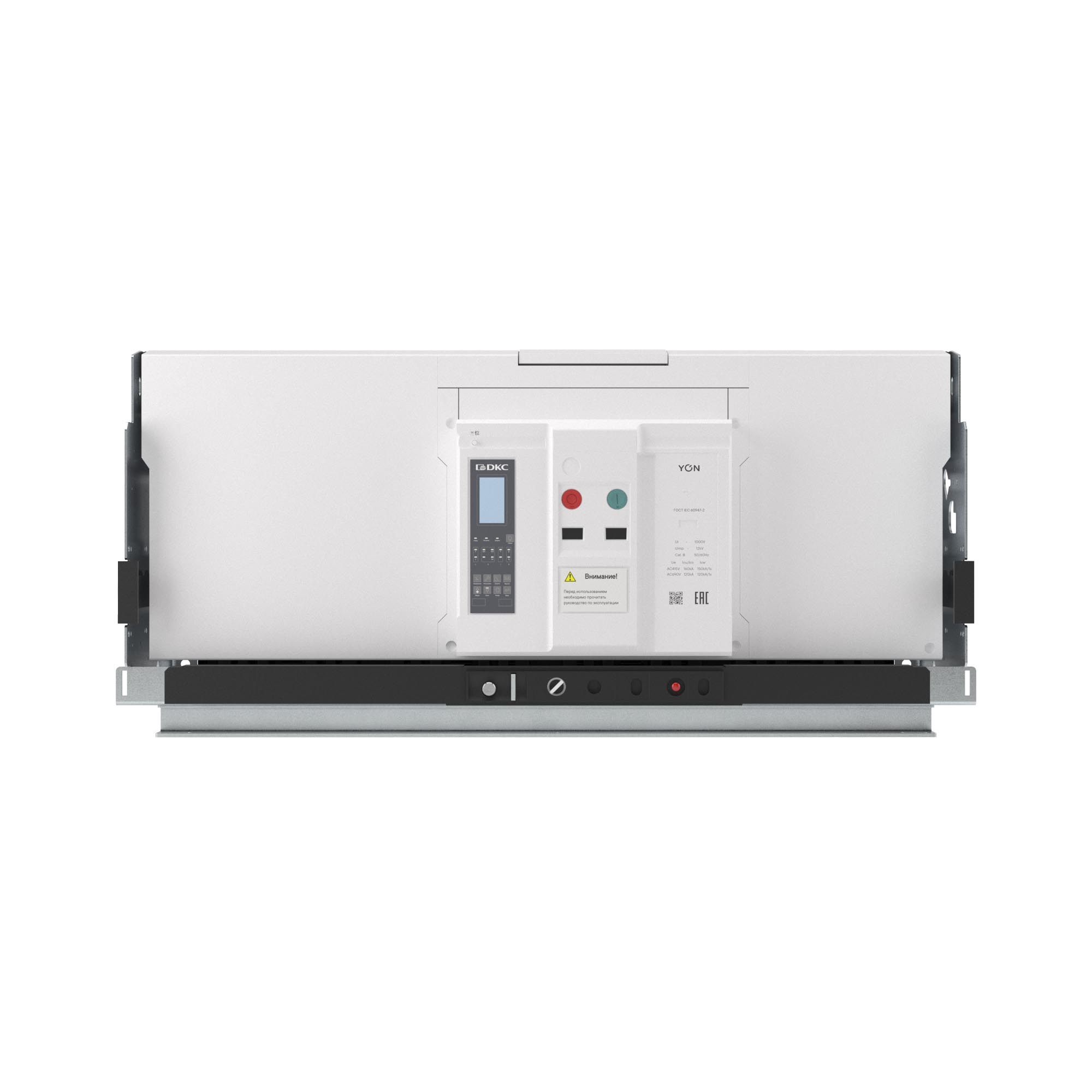Воздушный автоматический выключатель YON pro ANX63U 4P 6300 А 160 кА, типоразмер H, расцепитель ETH, выкатной, вертикальное подключение, управление 220 В AC