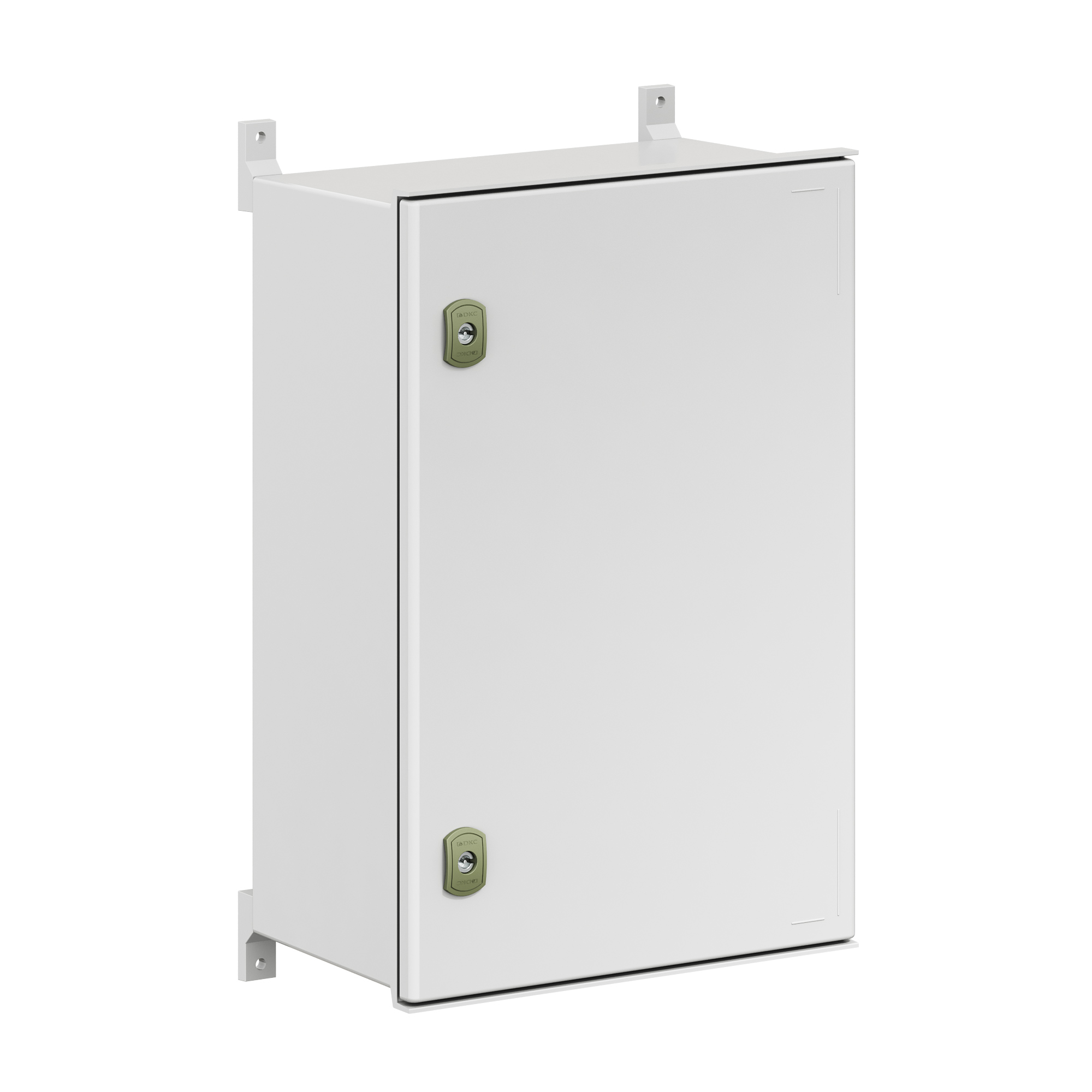 Корпуса RAM box GRP (из полиэстера, усиленного стекловолокном) Цельный навесной шкаф из фибергласа без МП со сплошной дверью800х600х300 (ВхШхГ) мм DKC|ДКС