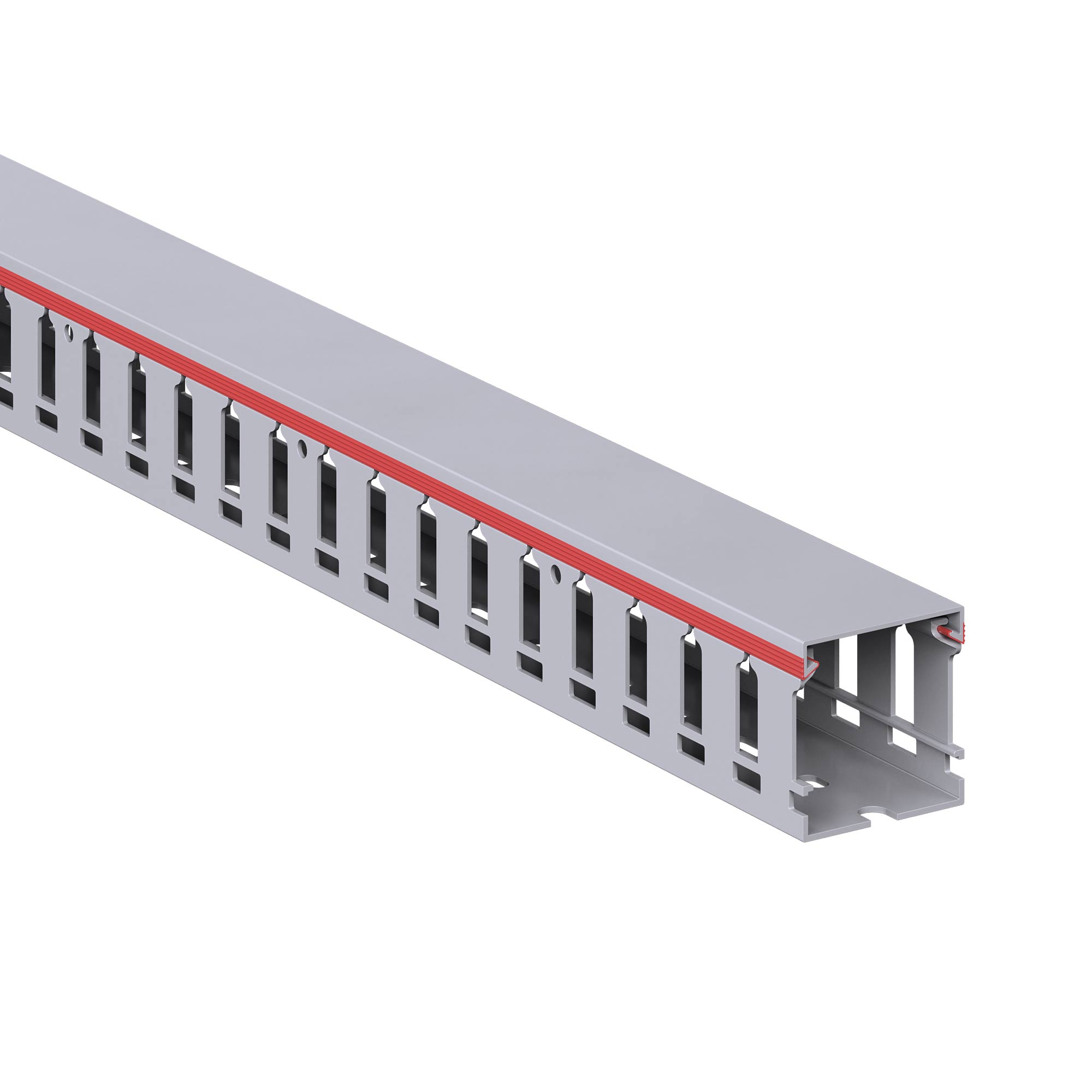 Перфорированные короба серии RL12 Короб перфорированный, серый RL12 40x40 DKC|ДКС